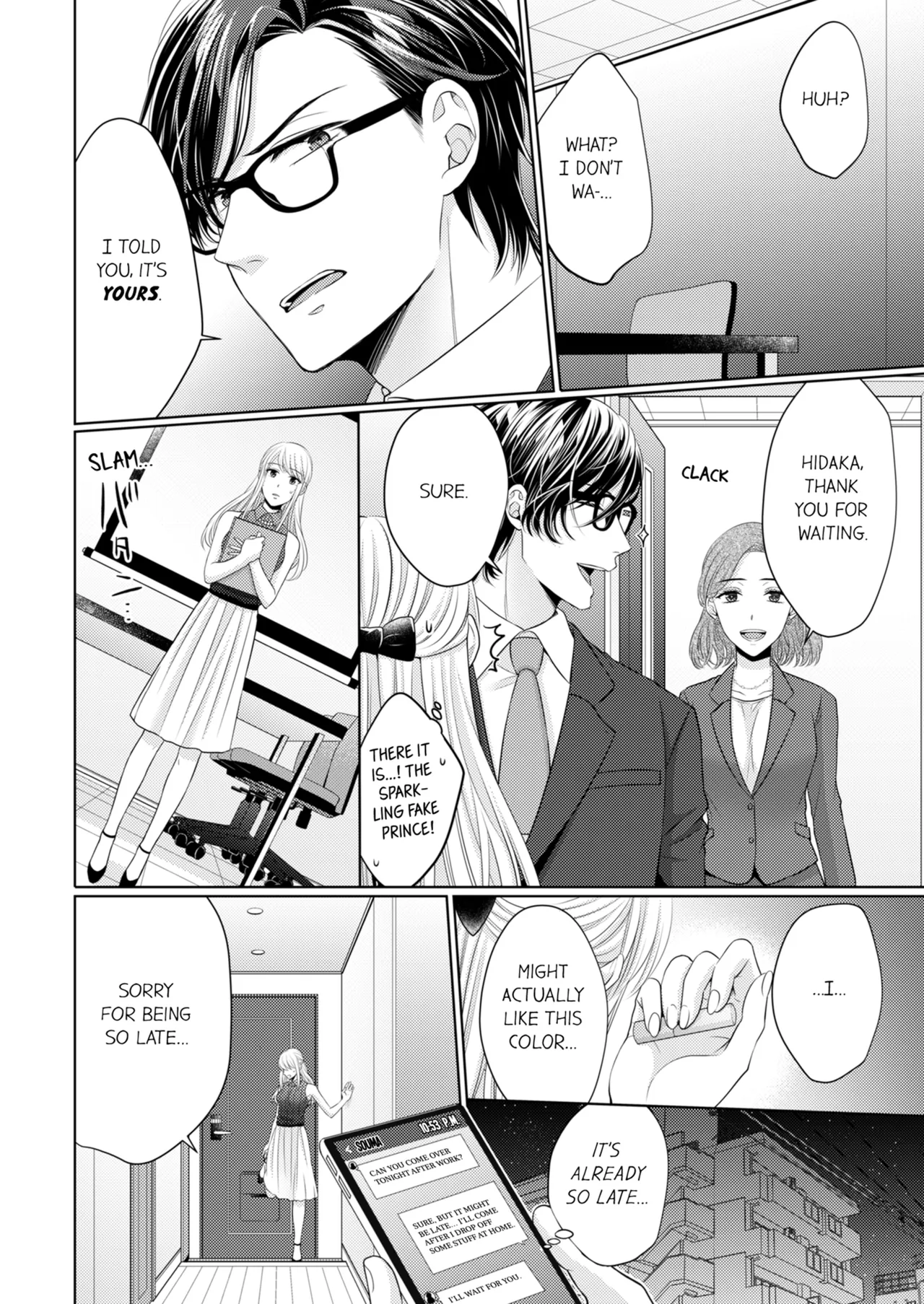 Yubisaki Kara Honki no Netsujō ～ Chara Otoko Shōbōshi wa Massuguna me de Watashi o Daita ～ Chapter 6-7 - page 45