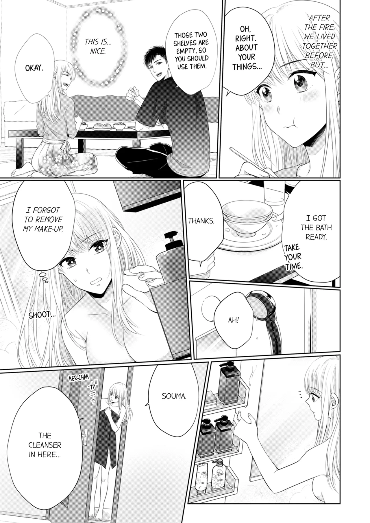 Yubisaki Kara Honki no Netsujō ～ Chara Otoko Shōbōshi wa Massuguna me de Watashi o Daita ～ Chapter 8-11 - page 111