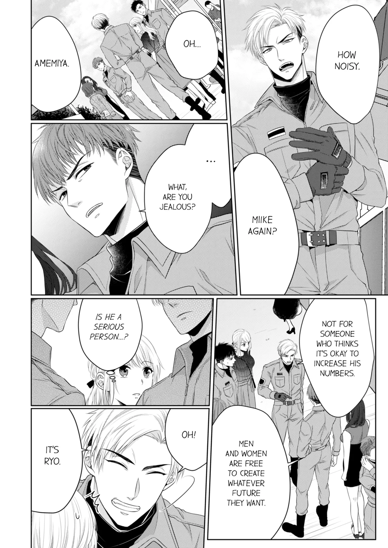 Yubisaki Kara Honki no Netsujō ～ Chara Otoko Shōbōshi wa Massuguna me de Watashi o Daita ～ Chapter 8-11 - page 126