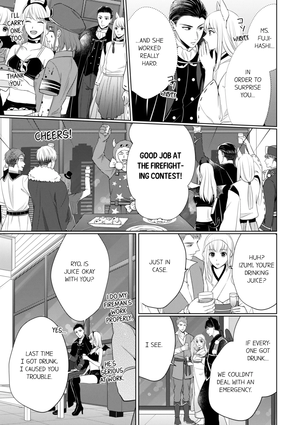 Yubisaki Kara Honki no Netsujō ～ Chara Otoko Shōbōshi wa Massuguna me de Watashi o Daita ～ Chapter 8-11 - page 170