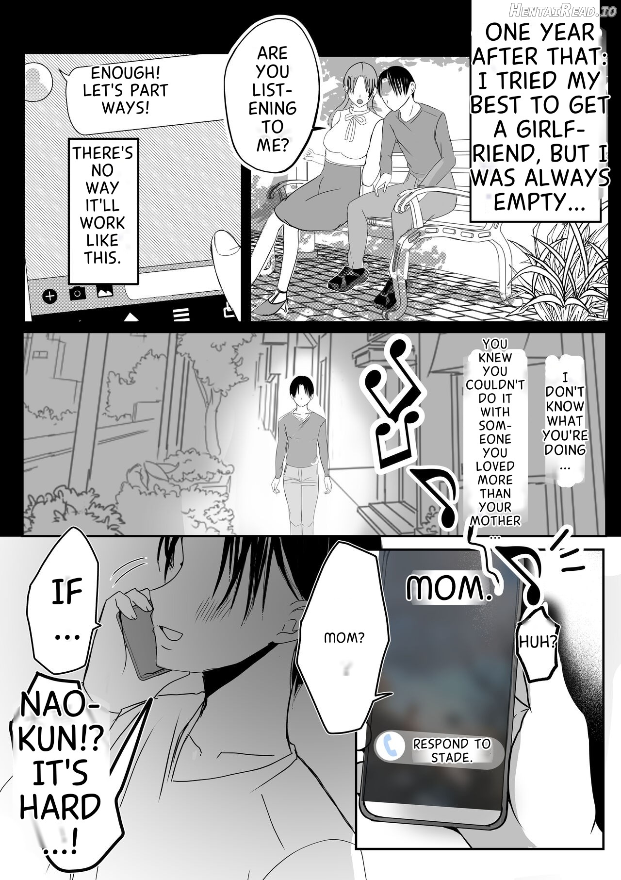 Soshite Kaa-san wa Ore no Ko o Haramu Bonyuu Kaa-san no Naka ni Modoritai Kanketsuhen Chapter 1 - page 12