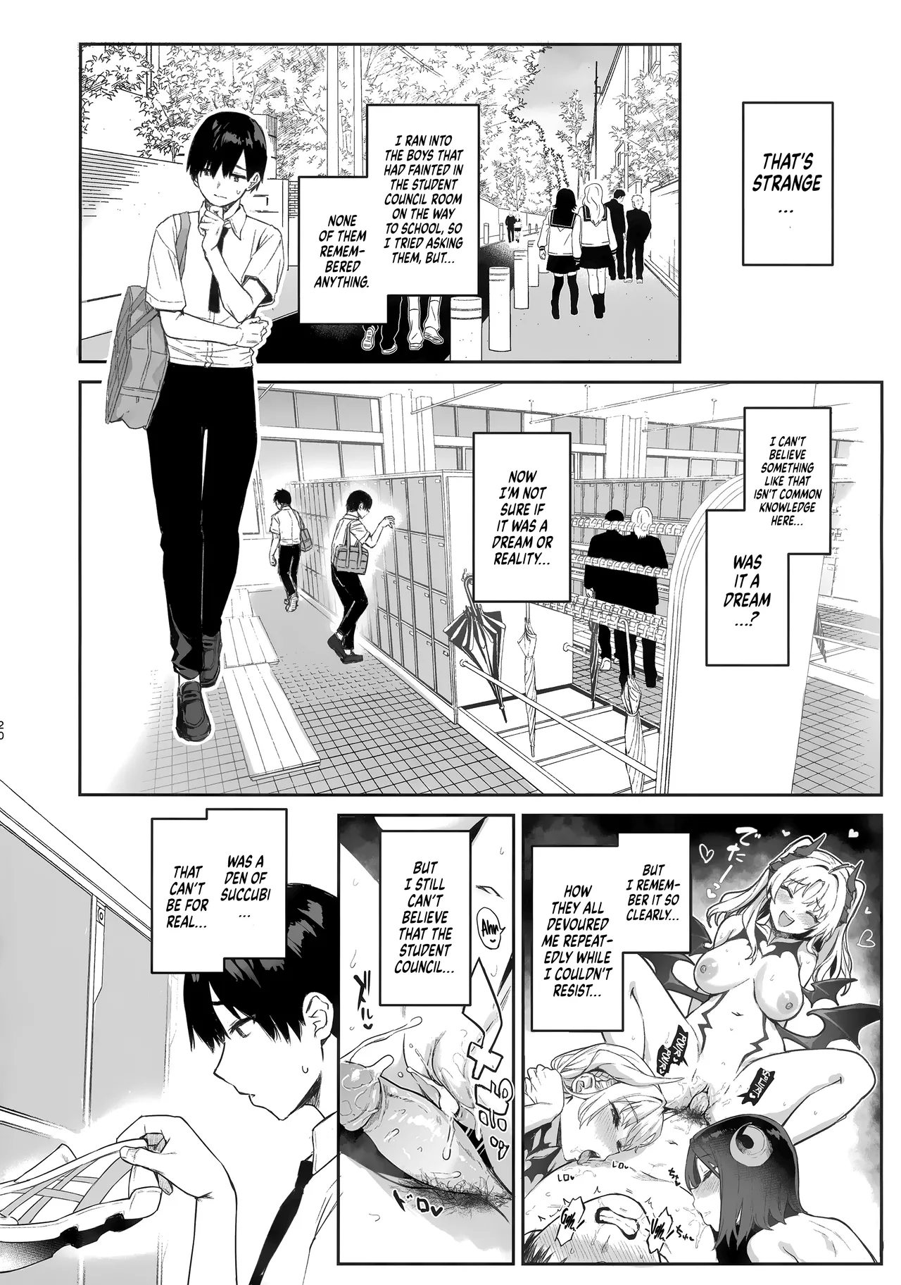 Succubus Seitokai Shiko Shiko Shikkoubu Chapter 1 - page 20