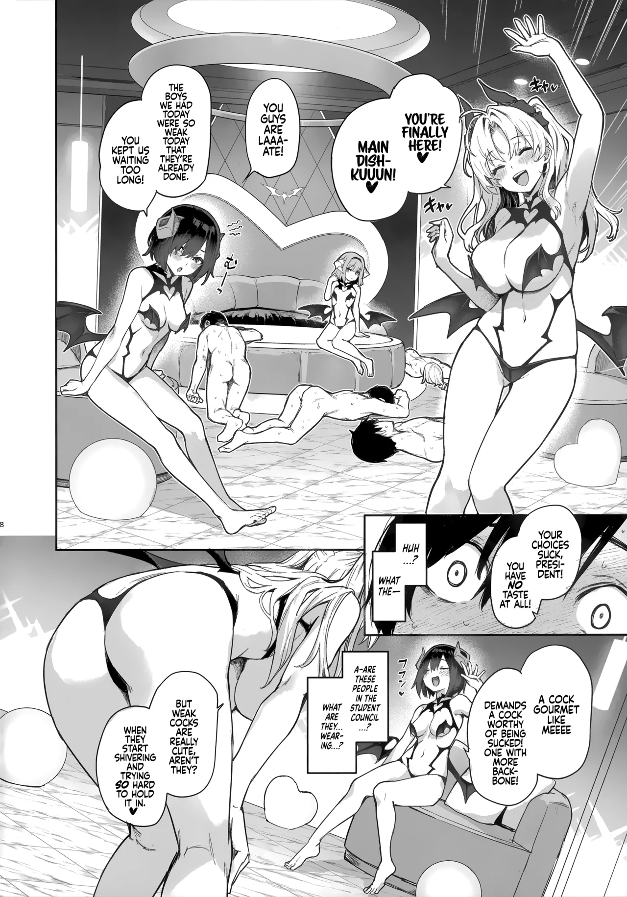 Succubus Seitokai Shiko Shiko Shikkoubu Chapter 1 - page 8