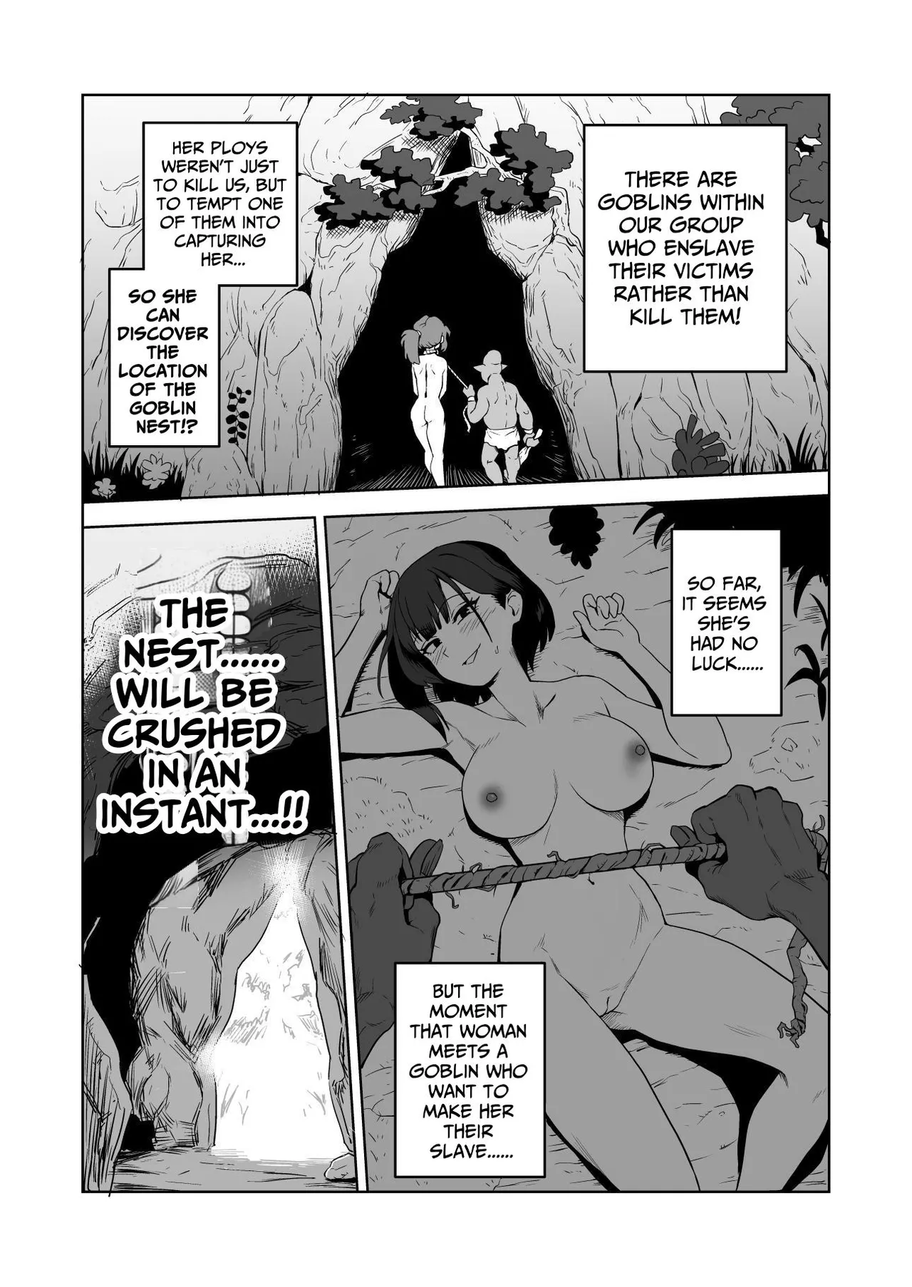 Masochist Knightess Seeking To Be Fucked By Smallfry Gets Goblin Ganked Chapter 1 - page 14