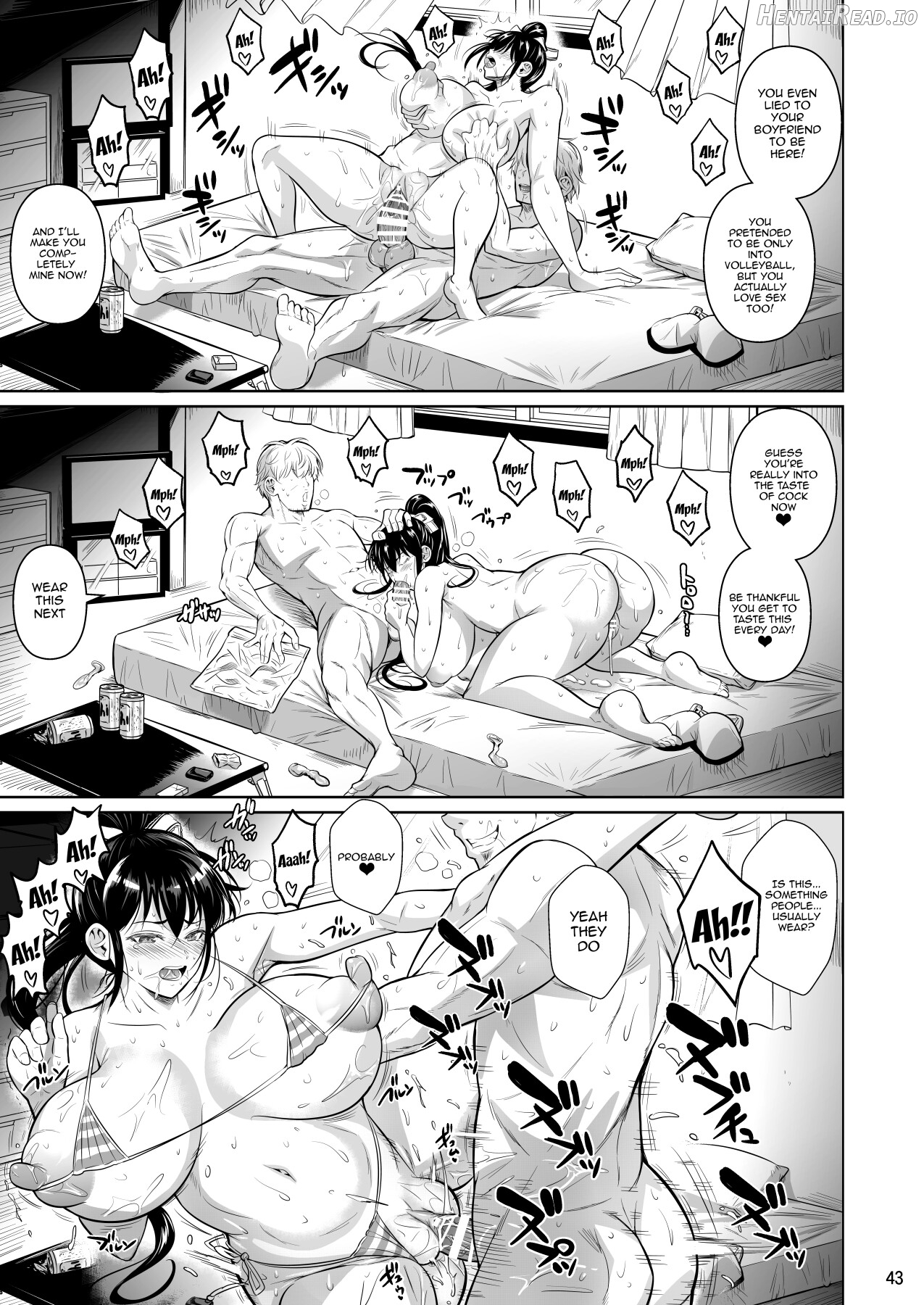 Asettarashi I Covered in Sweat Chapter 1 - page 44