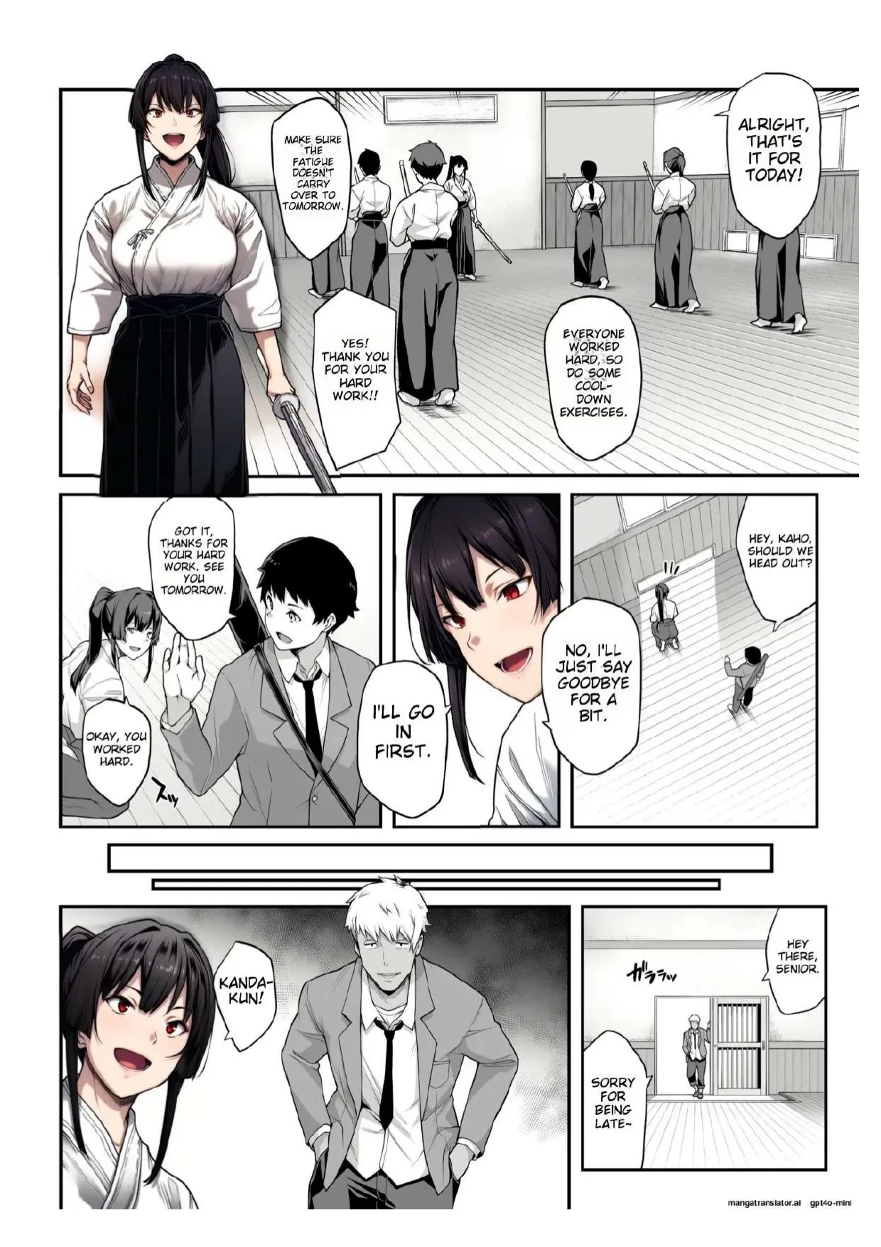 Kendoubu Shushou de Osananajimi no Bijin de Tsuyoi Boku no Kanojo ga, Charao ni Assari Otosareru Wake ga Nai Chapter 1 - page 14
