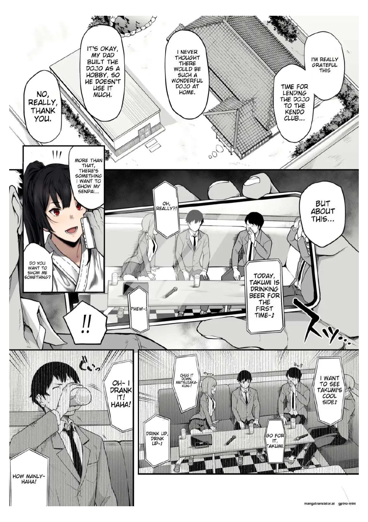 Kendoubu Shushou de Osananajimi no Bijin de Tsuyoi Boku no Kanojo ga, Charao ni Assari Otosareru Wake ga Nai Chapter 1 - page 15