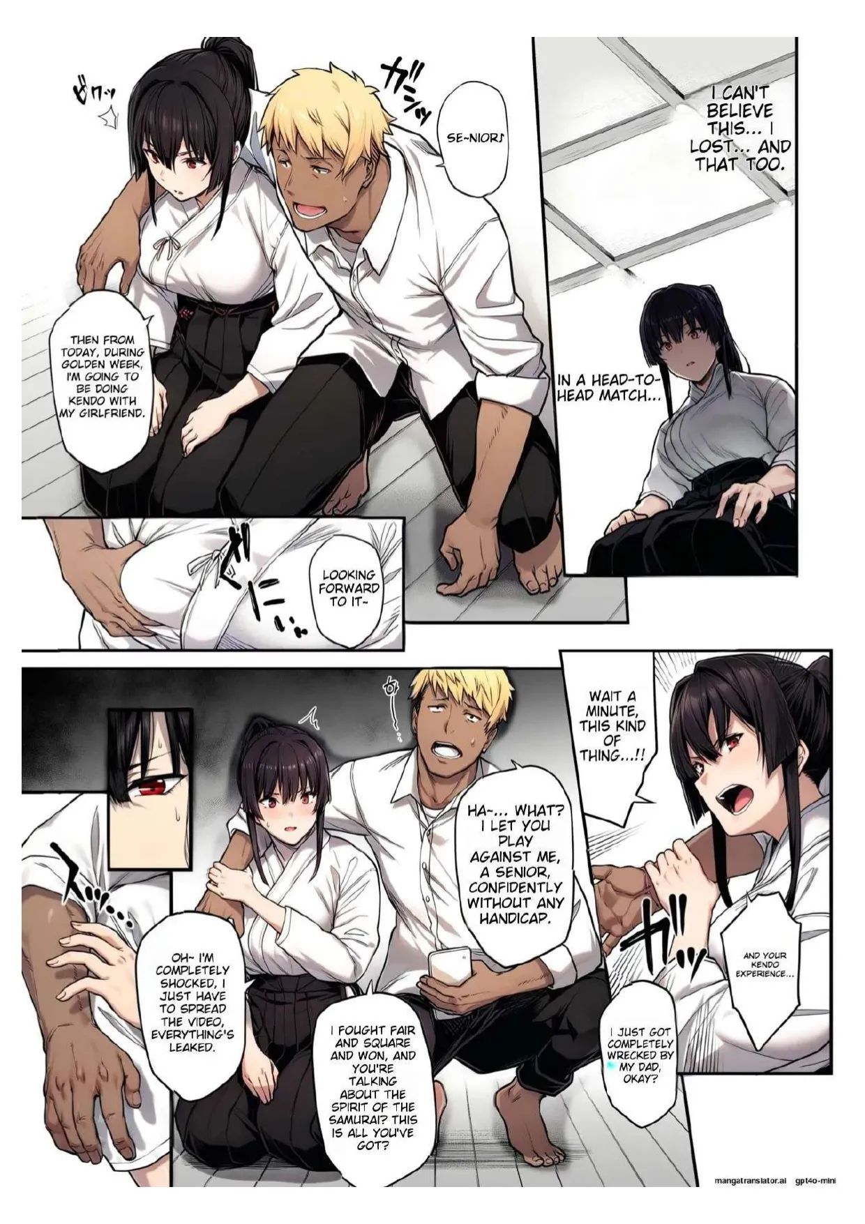 Kendoubu Shushou de Osananajimi no Bijin de Tsuyoi Boku no Kanojo ga, Charao ni Assari Otosareru Wake ga Nai Chapter 1 - page 19