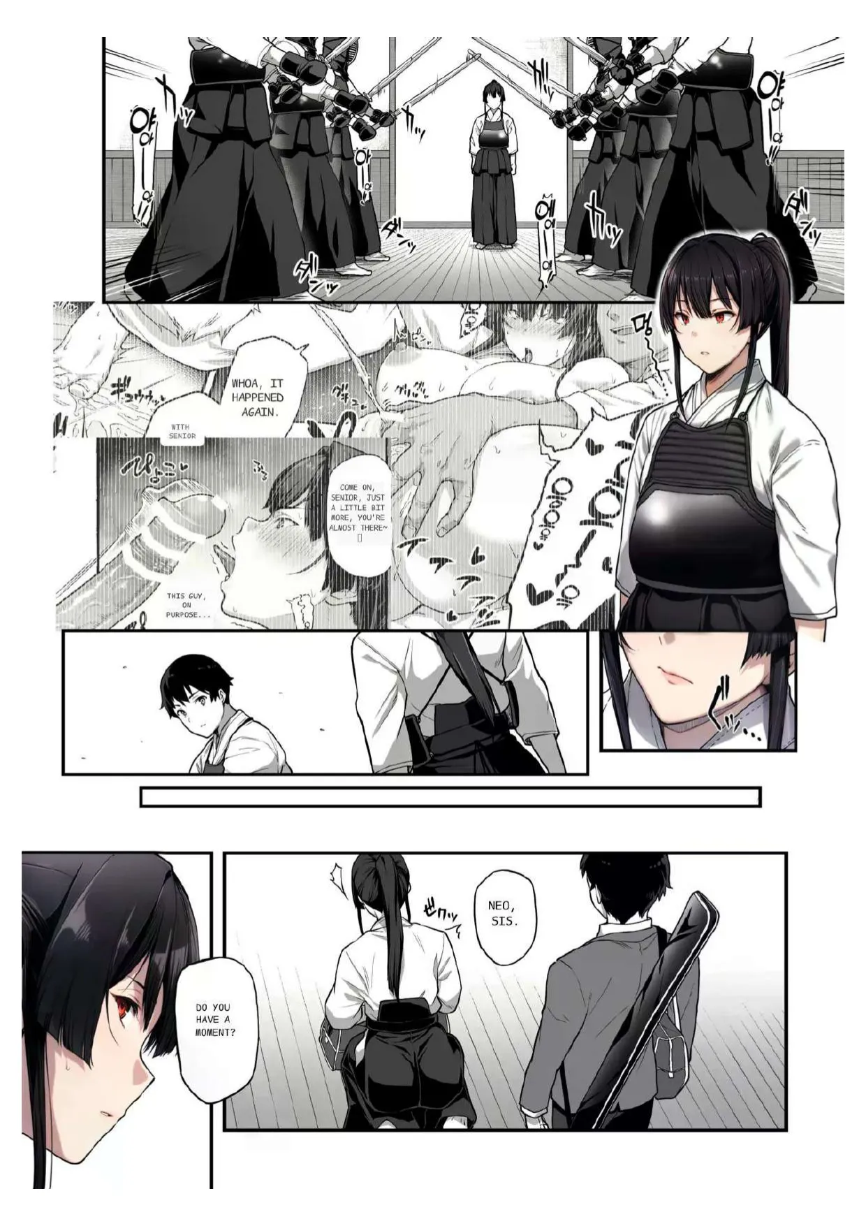 Kendoubu Shushou de Osananajimi no Bijin de Tsuyoi Boku no Kanojo ga, Charao ni Assari Otosareru Wake ga Nai Chapter 1 - page 28