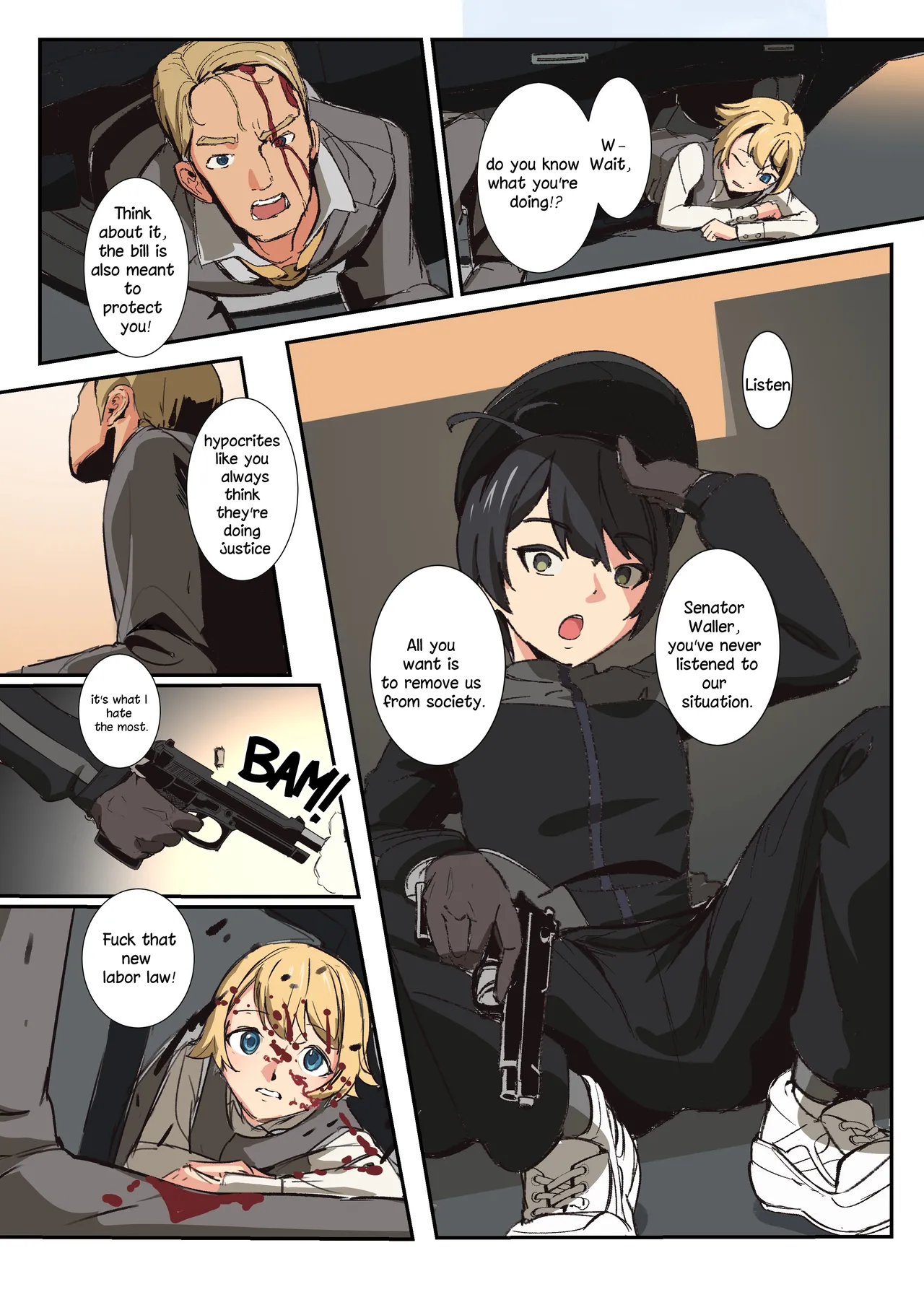The Beginning of the Forced Smile!! The story before Ian enters the shop Chapter 1 - page 10