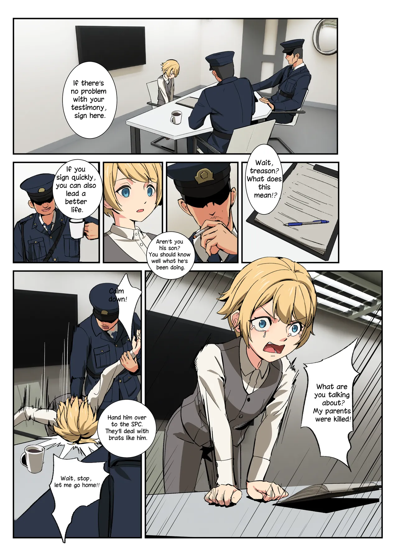 The Beginning of the Forced Smile!! The story before Ian enters the shop Chapter 1 - page 11