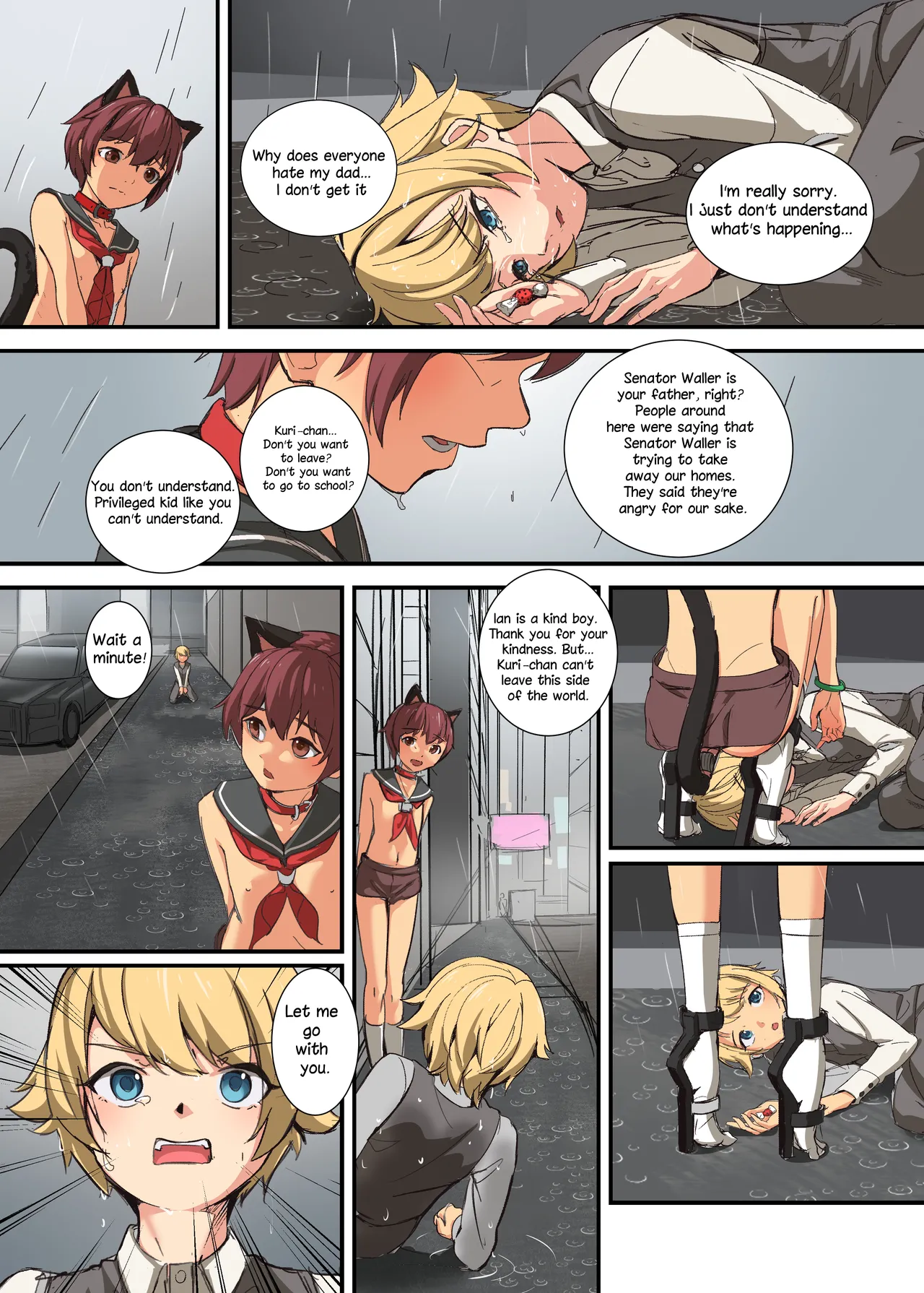 The Beginning of the Forced Smile!! The story before Ian enters the shop Chapter 1 - page 16