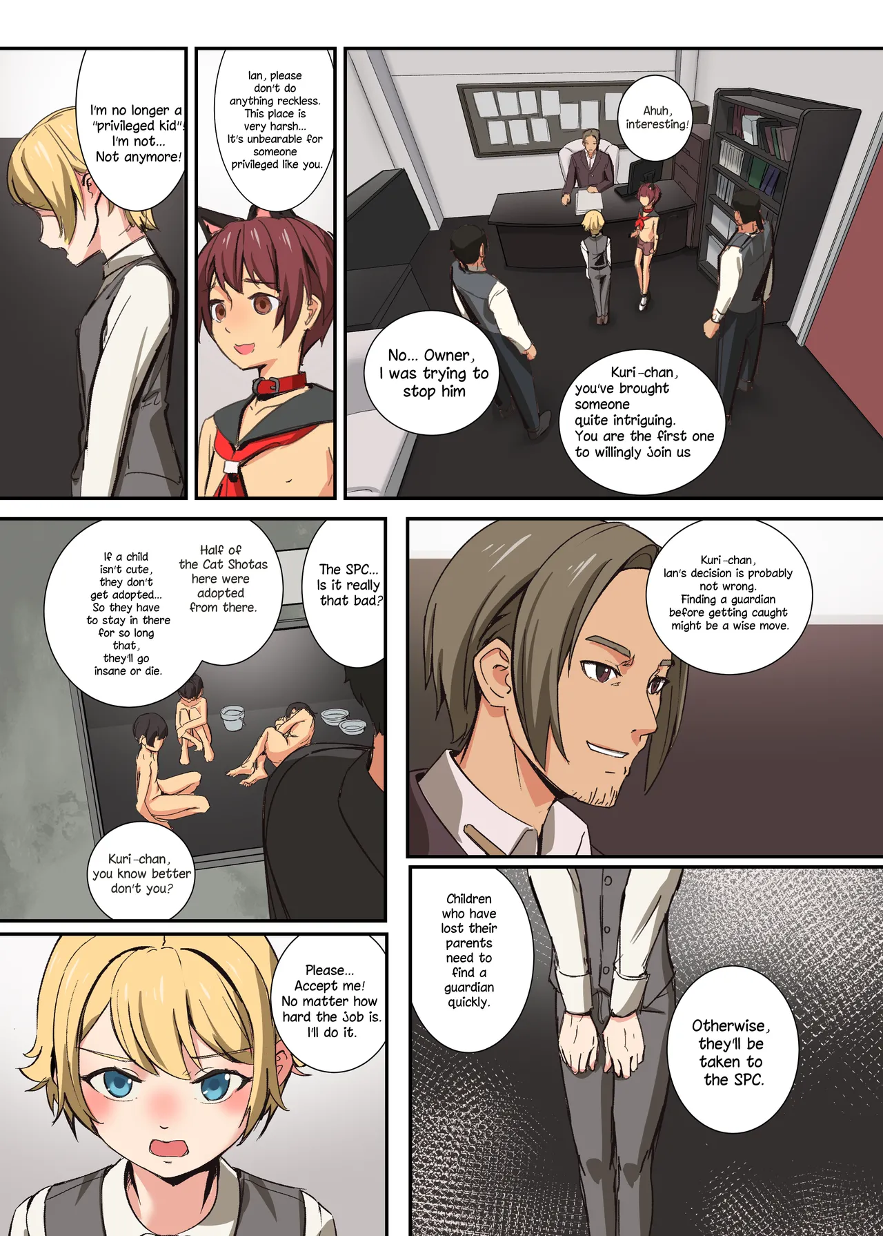 The Beginning of the Forced Smile!! The story before Ian enters the shop Chapter 1 - page 17