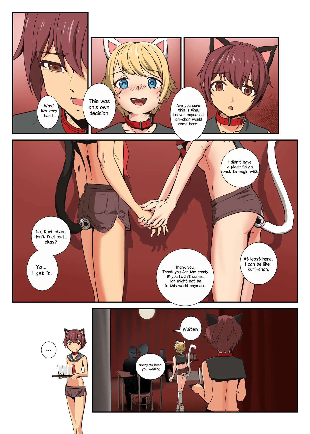 The Beginning of the Forced Smile!! The story before Ian enters the shop Chapter 1 - page 34