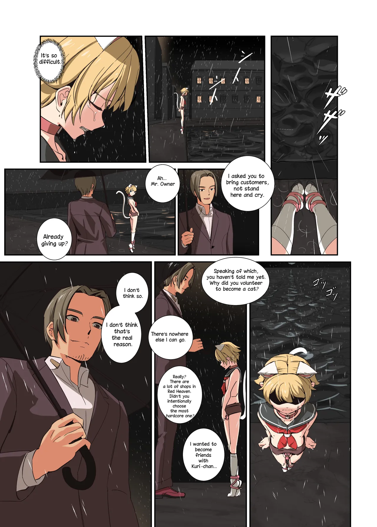 The Beginning of the Forced Smile!! The story before Ian enters the shop Chapter 1 - page 37
