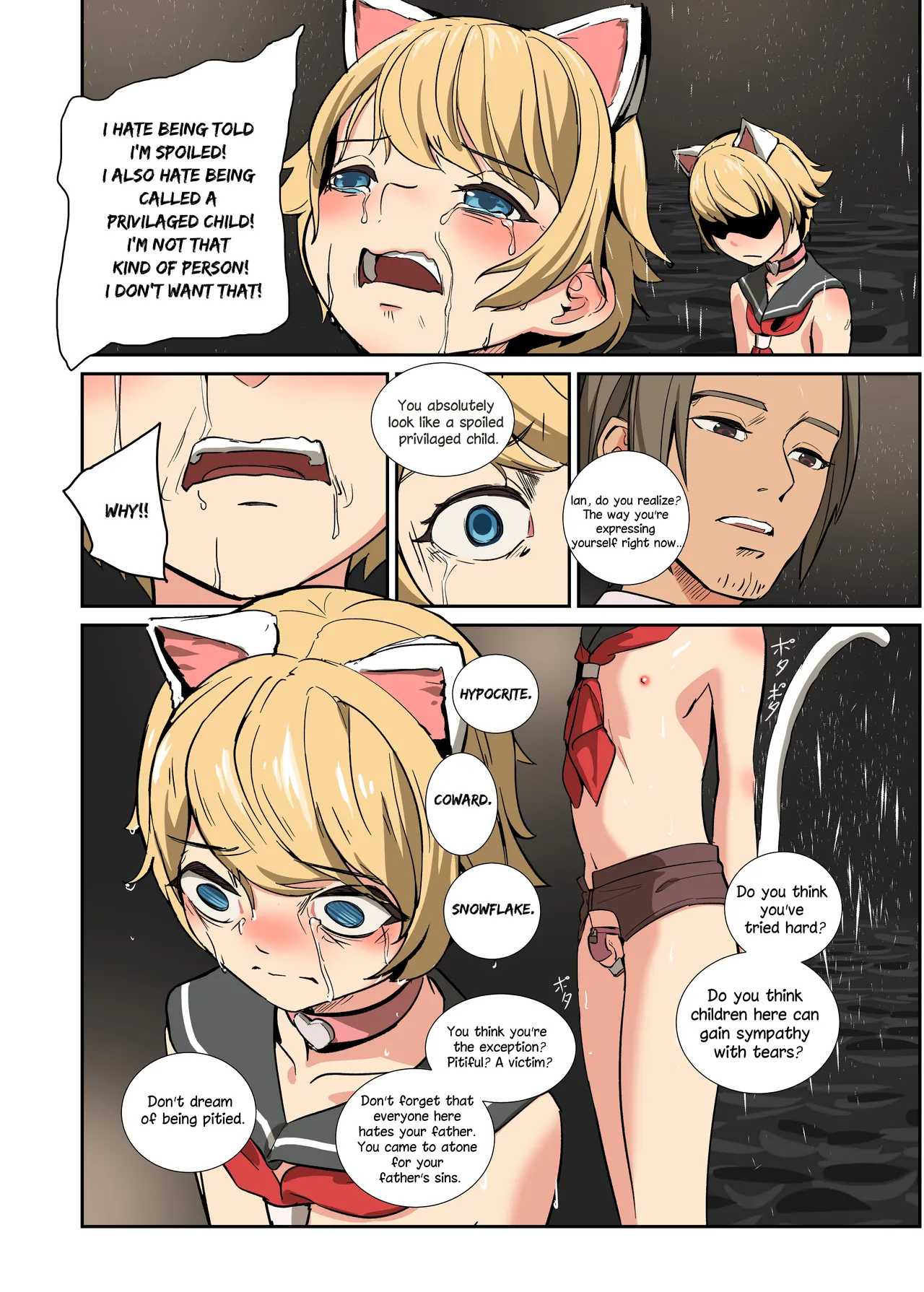 The Beginning of the Forced Smile!! The story before Ian enters the shop Chapter 1 - page 38