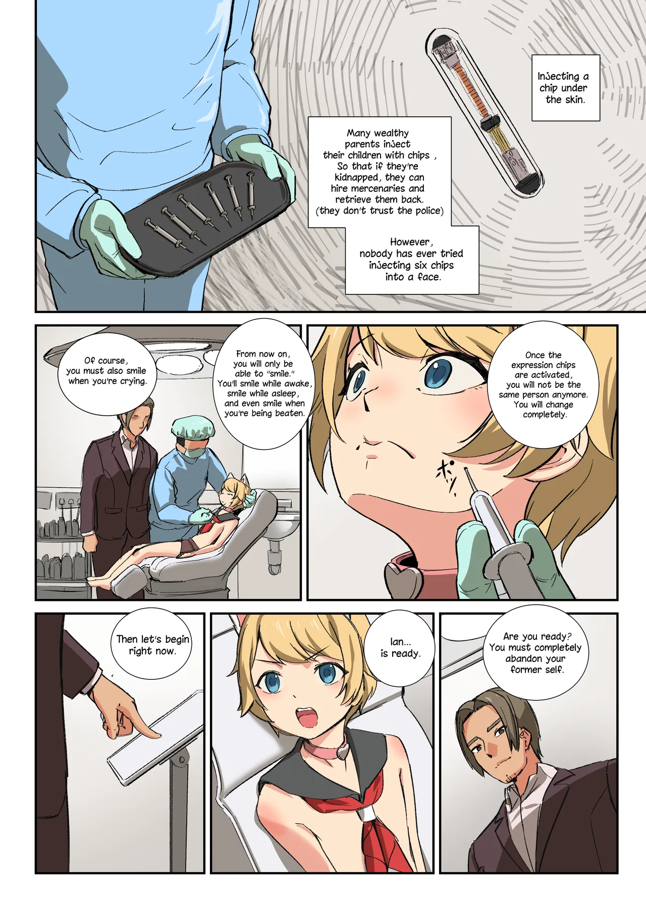 The Beginning of the Forced Smile!! The story before Ian enters the shop Chapter 1 - page 40