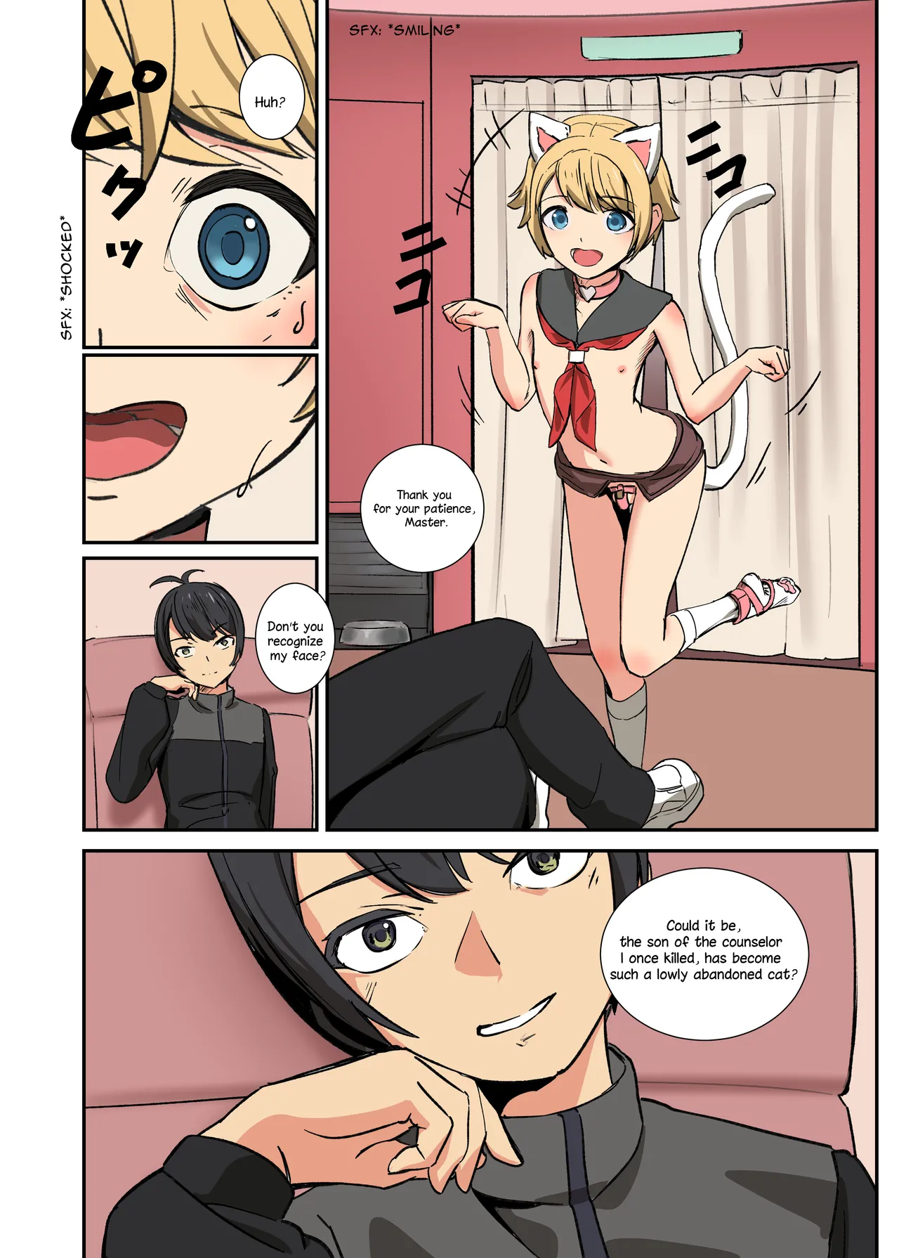The Beginning of the Forced Smile!! The story before Ian enters the shop Chapter 1 - page 42
