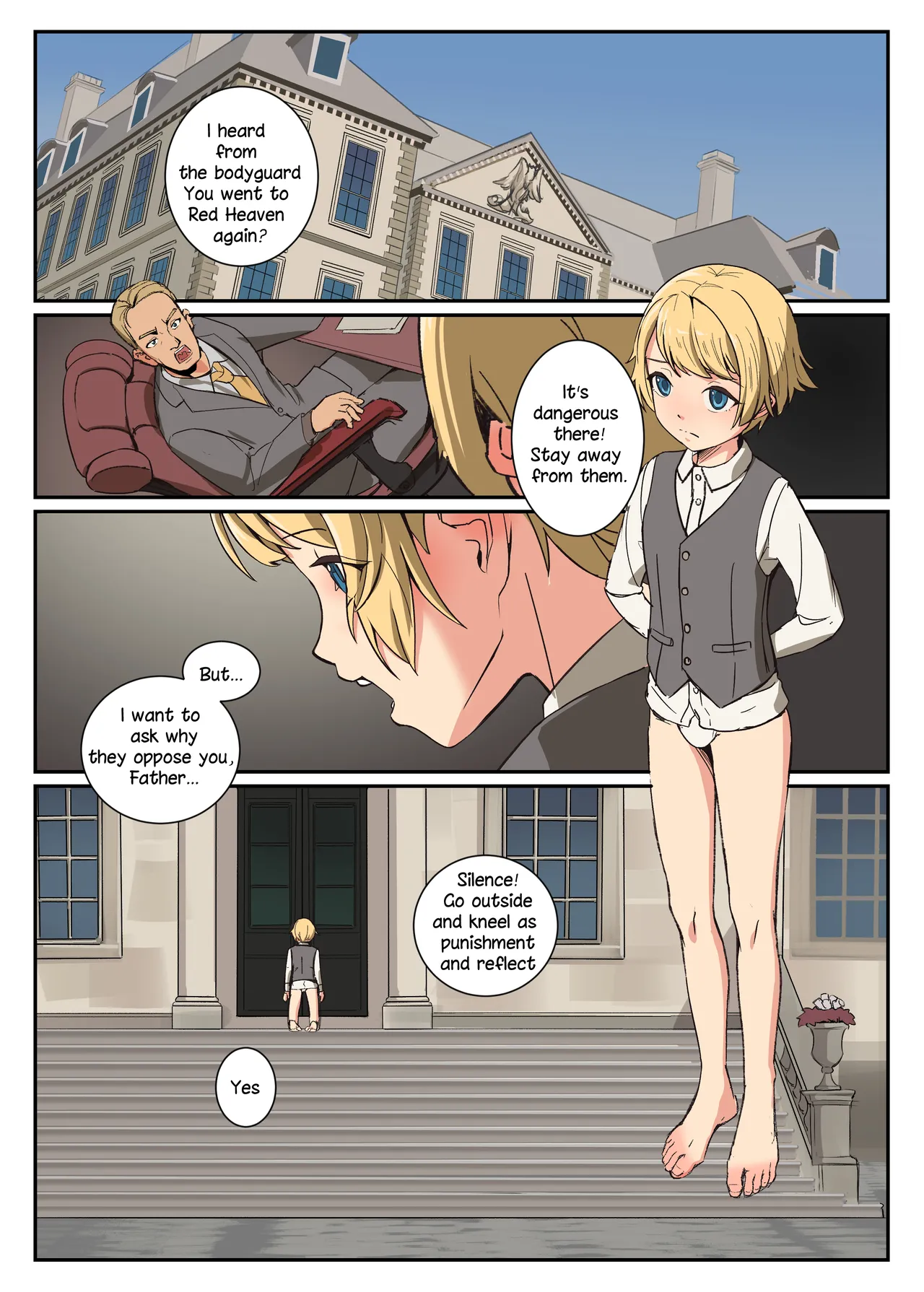 The Beginning of the Forced Smile!! The story before Ian enters the shop Chapter 1 - page 6