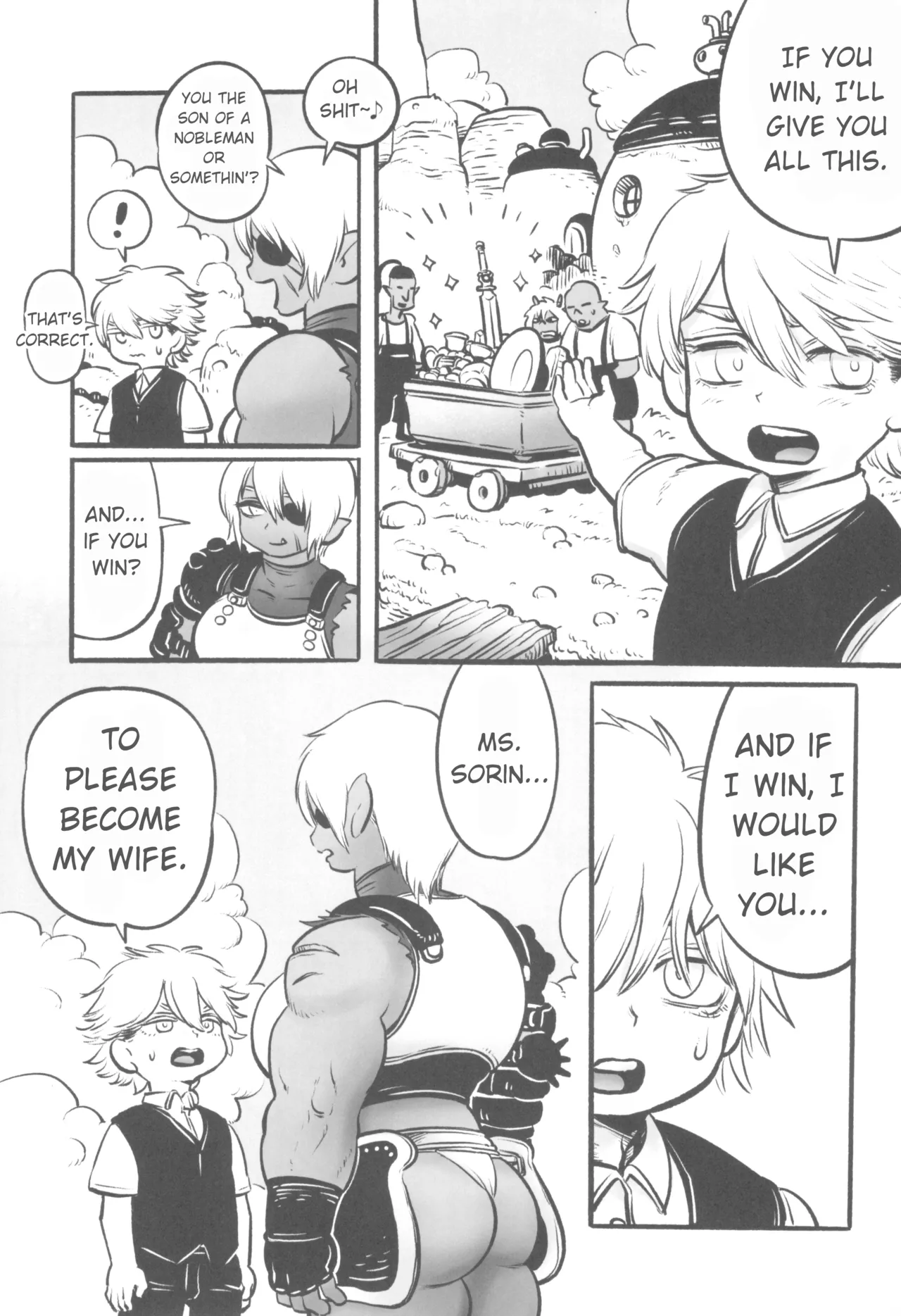 Orc no Senshi to Kizoku no Bocchan - The Orc Warrior and the Noble Boy Chapter 1 - page 11