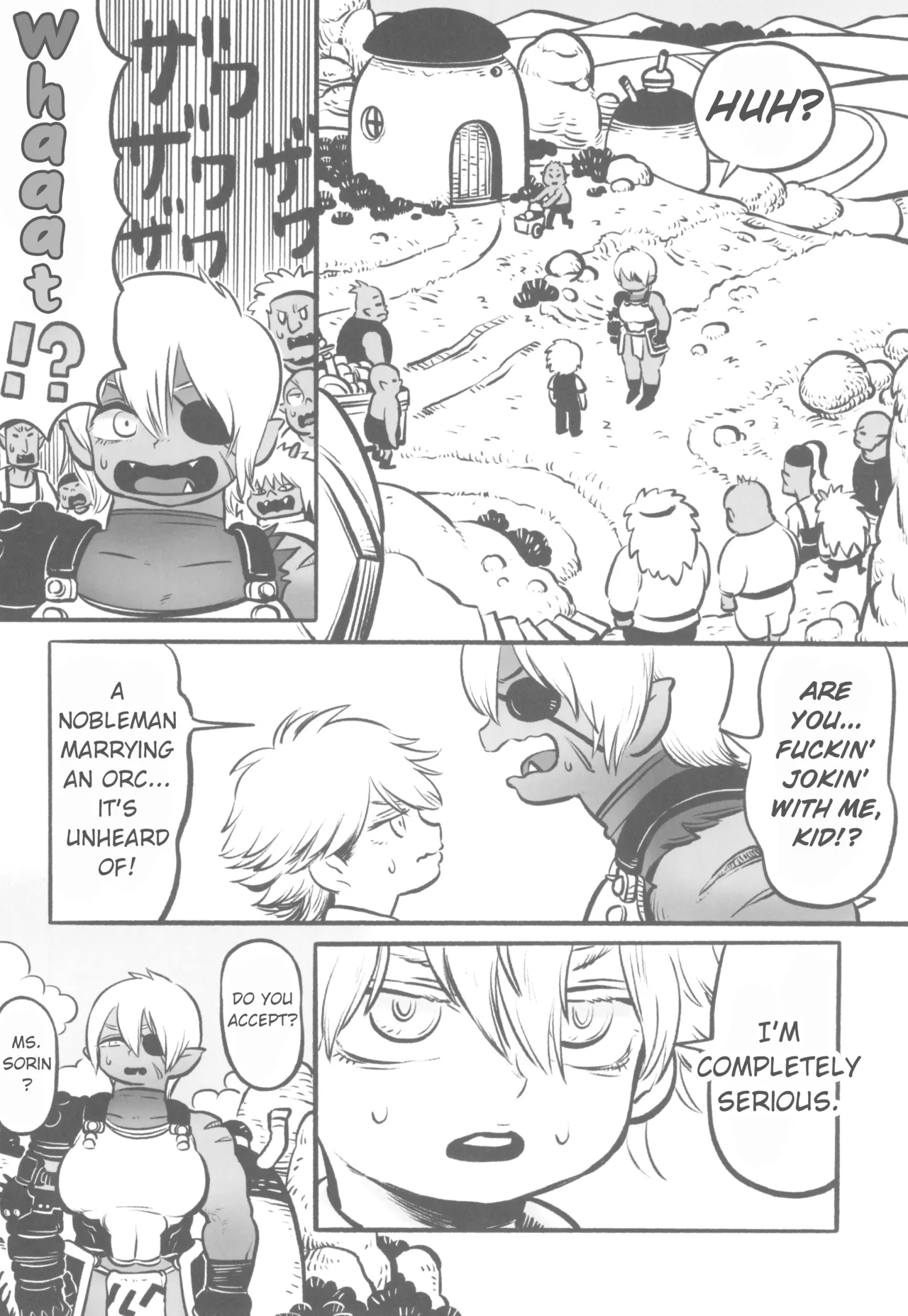 Orc no Senshi to Kizoku no Bocchan - The Orc Warrior and the Noble Boy Chapter 1 - page 12