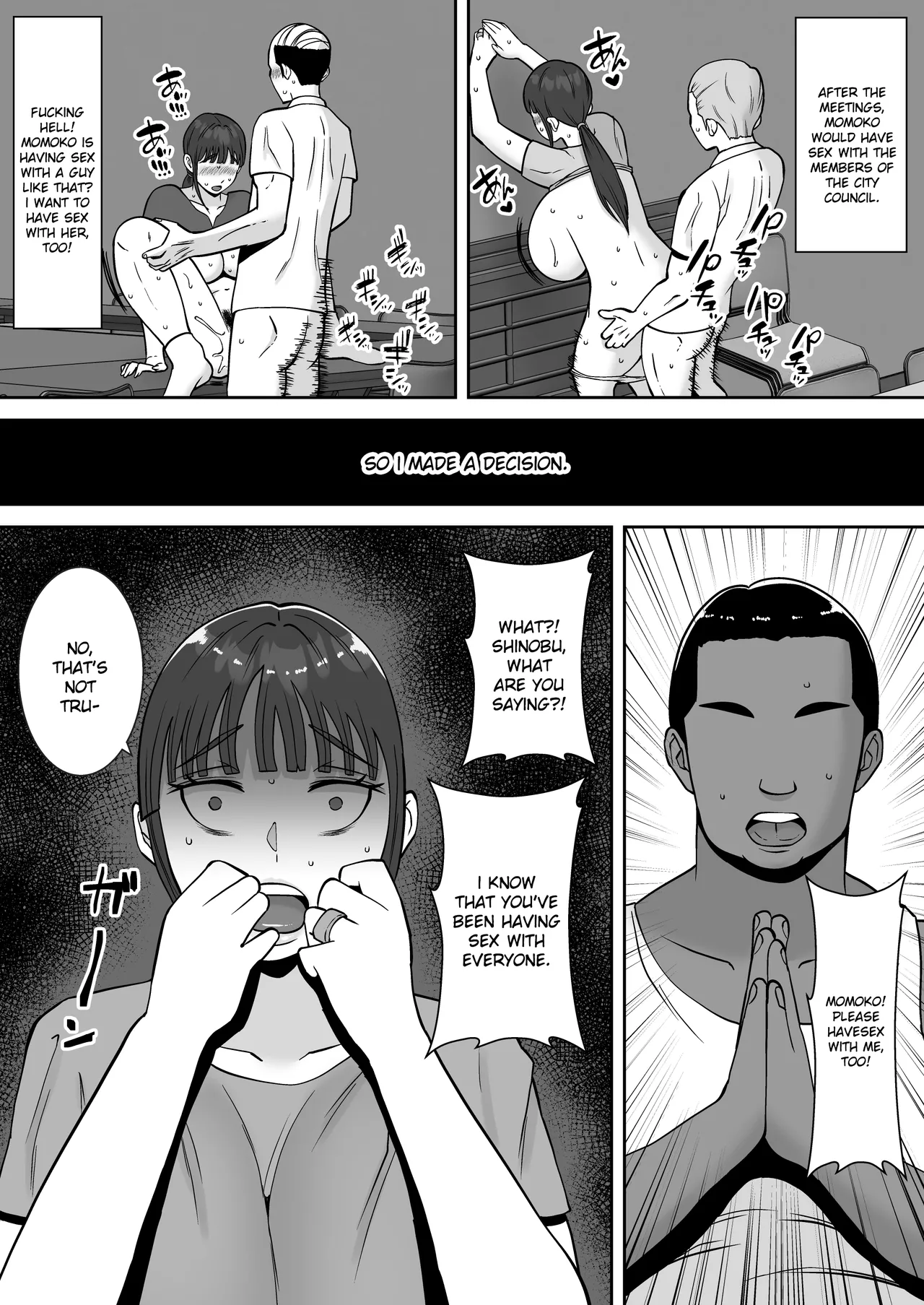 Inran Uwaki Onna o Netotte Nikubenki ni Shita Hanashi ~Seiso de Ki no Yowasou na Hahaoya Ichinose Momoko~ Chapter 1 - page 12