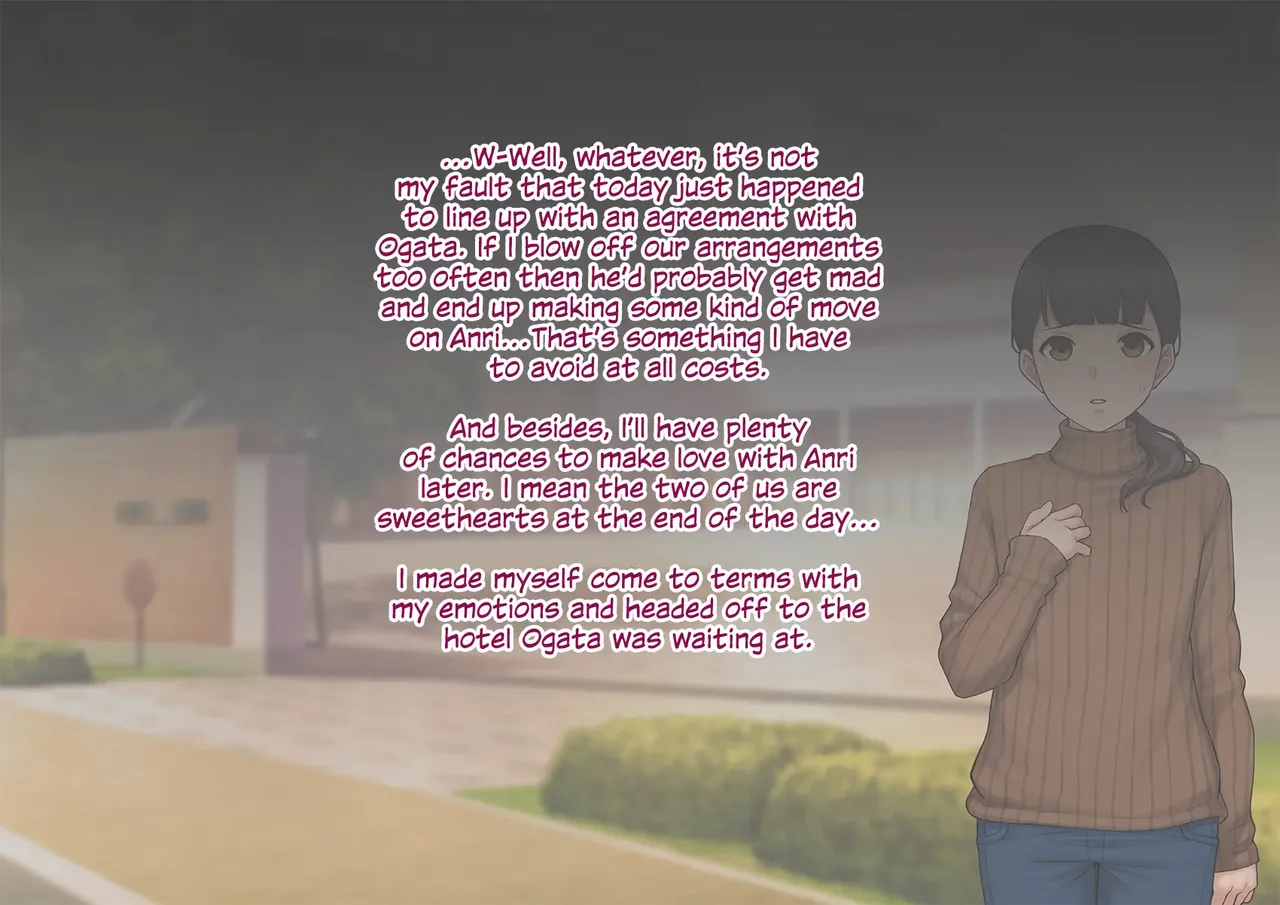 Tomo Ochi ~Saiai no Kanojo o Netorareta Ore ga Issho ni Mesuochi Saserareta Hanashi~ _ A Slut by Her Side_ Boyfriend to Sister ~ How the Man who Stole my Girlfriend Turned me into his Slut Chapter 1 - page 278