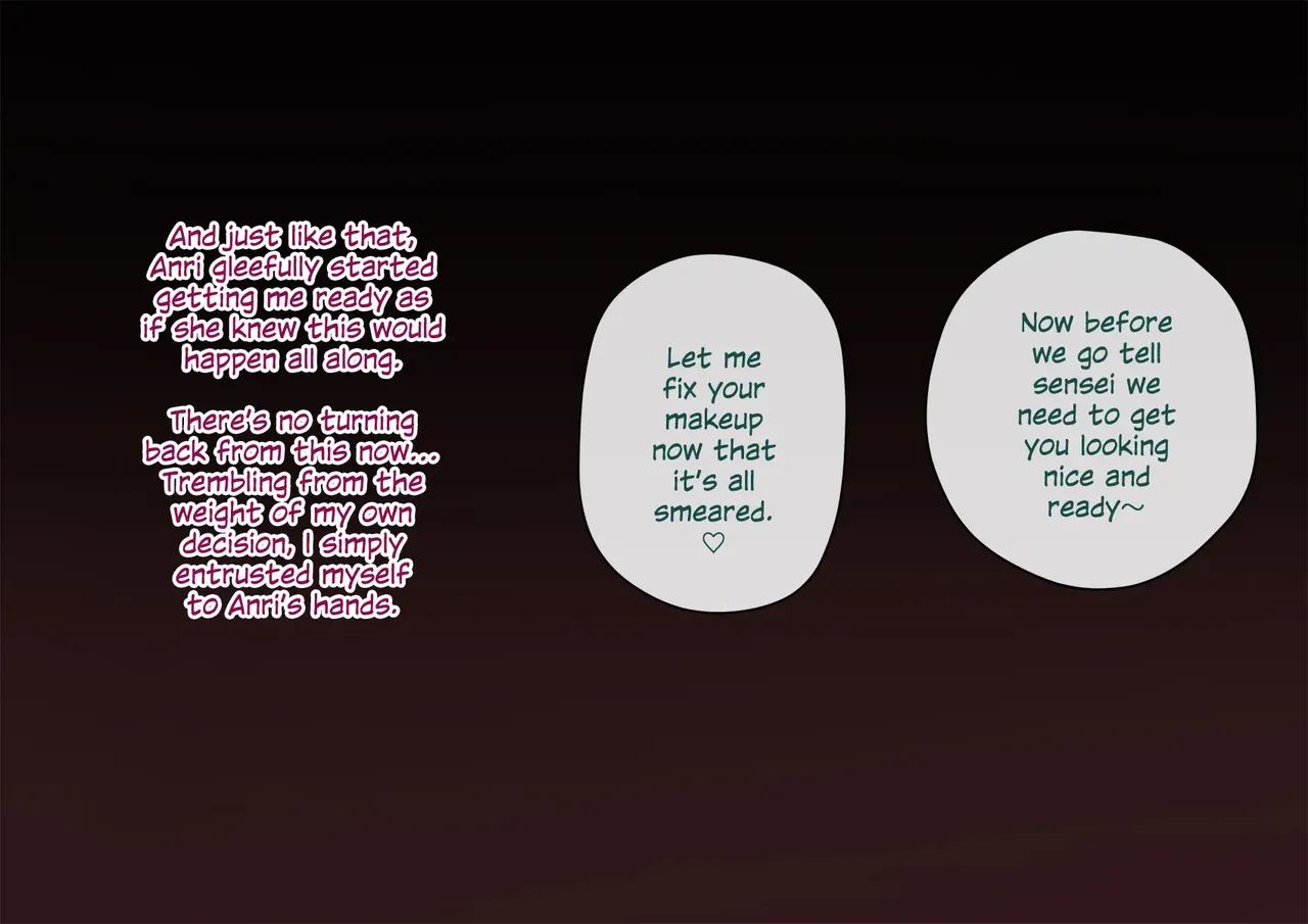 Tomo Ochi ~Saiai no Kanojo o Netorareta Ore ga Issho ni Mesuochi Saserareta Hanashi~ _ A Slut by Her Side_ Boyfriend to Sister ~ How the Man who Stole my Girlfriend Turned me into his Slut Chapter 1 - page 349