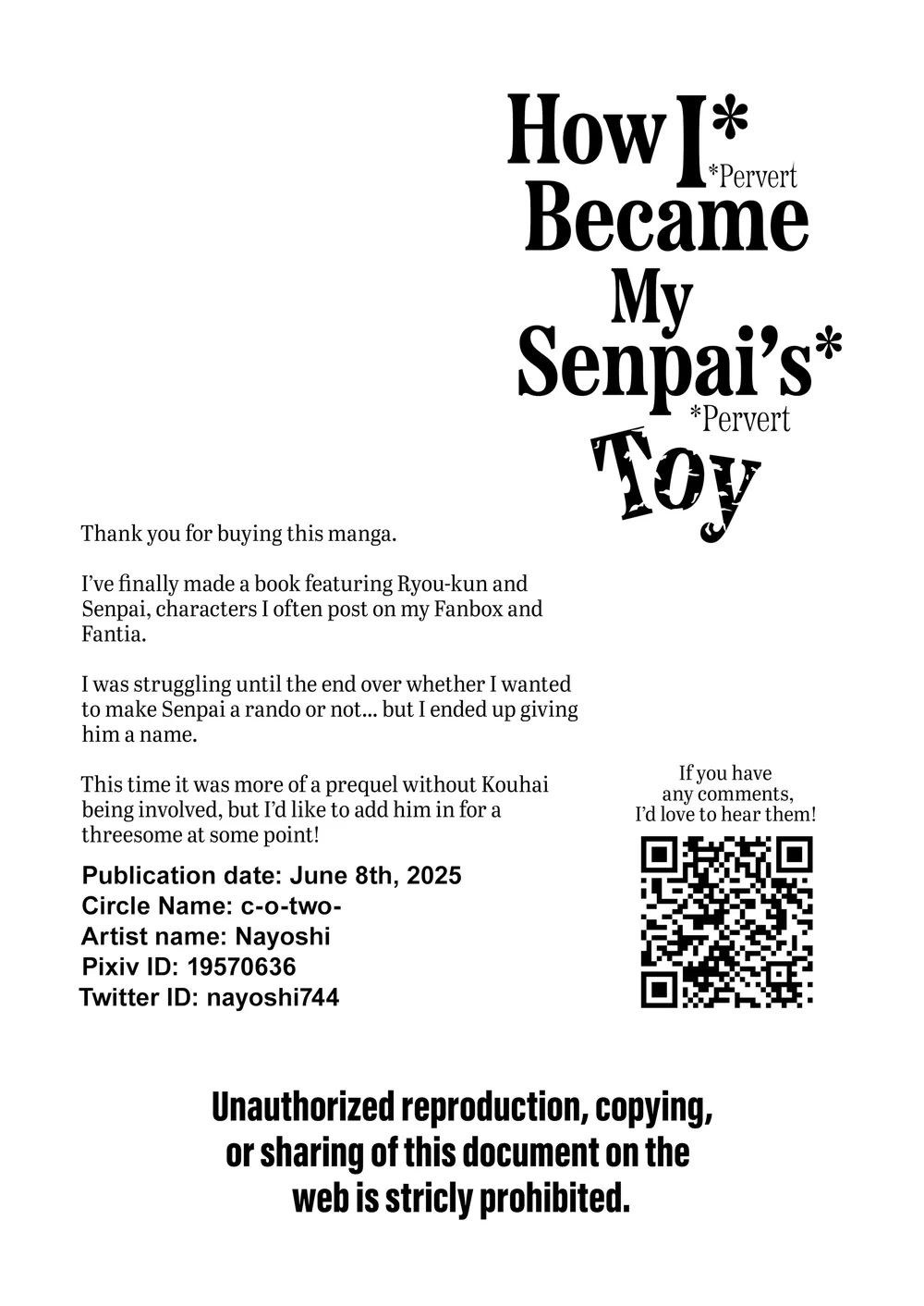 How I Became My Senpais Toy Chapter 1 - page 39