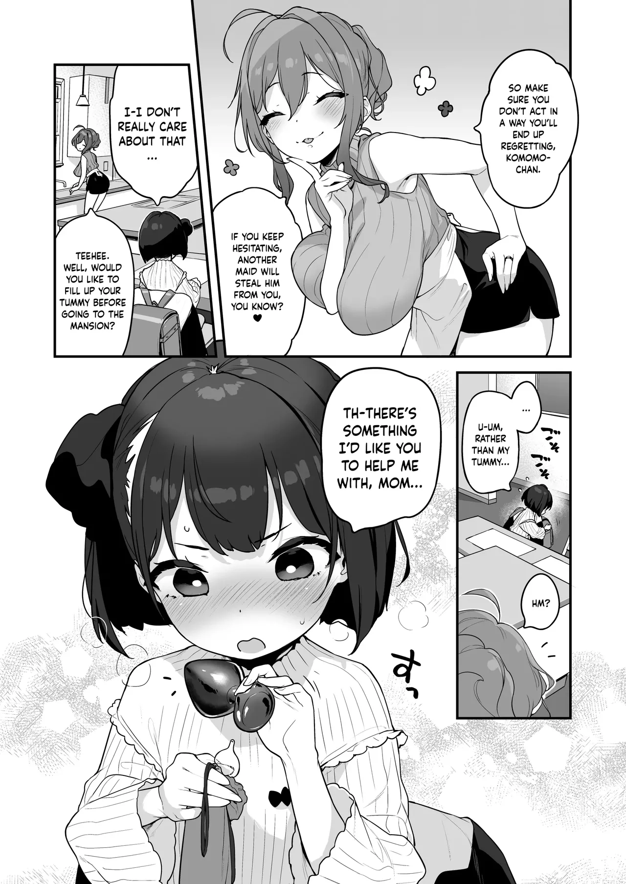 Komomo wa Goshujinsama Senyo no Ryoana Nikubenki Loli Maid Chapter 1 - page 13