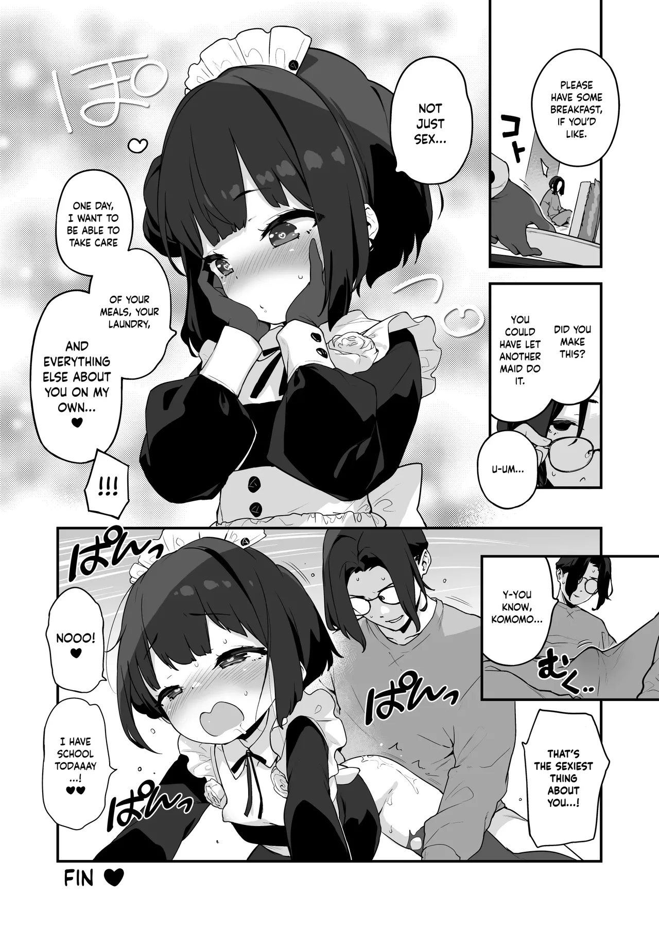Komomo wa Goshujinsama Senyo no Ryoana Nikubenki Loli Maid Chapter 1 - page 56