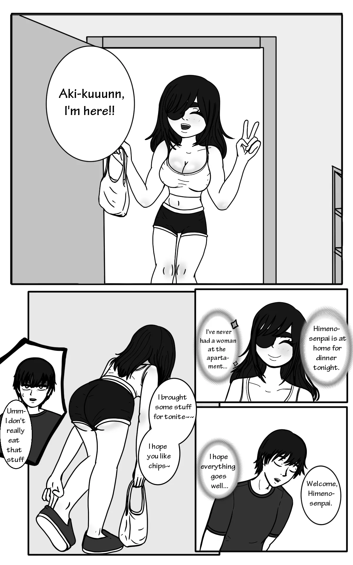 First time with my pretty senpai Chapter 1 - page 3