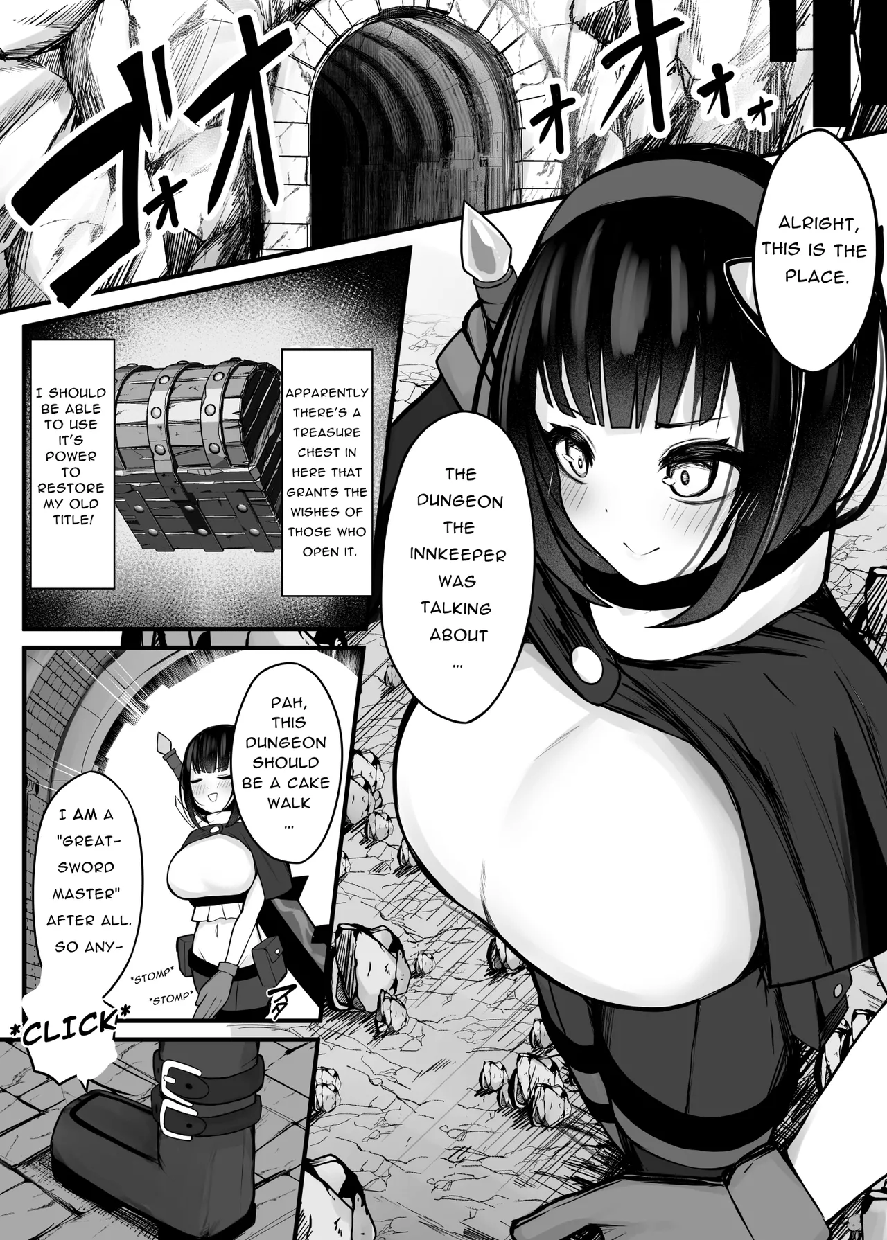 Moto Daiken Master no Boukensha-chan ga Shokushu no Hisomu Dungeon ni Chousen Suru Hanashi + Omake Illustrations Chapter 1 - page 8