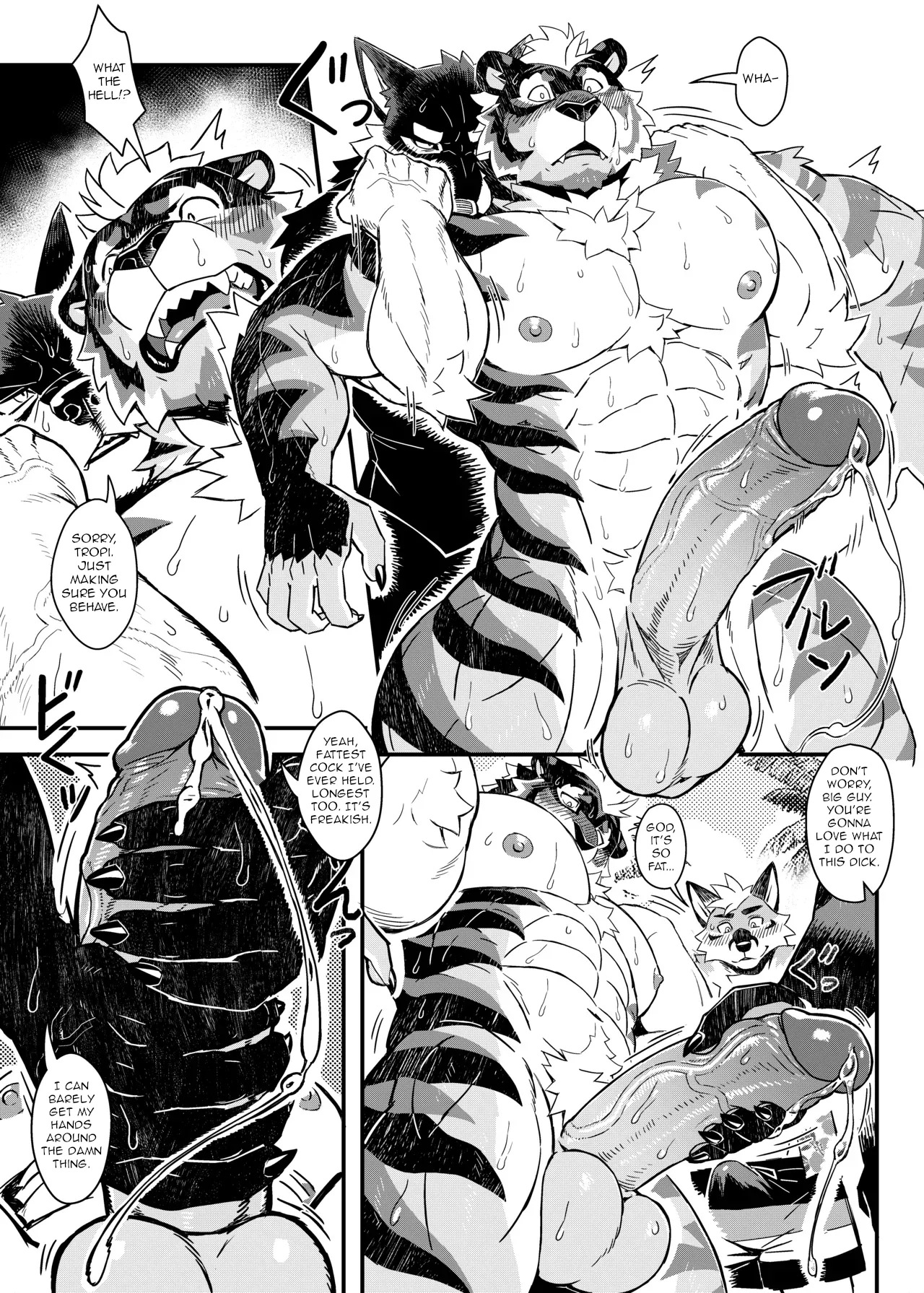 I Didn't Mean to Flash My Too-Big Tiger Dick, I Swear! Chapter 1 - page 9