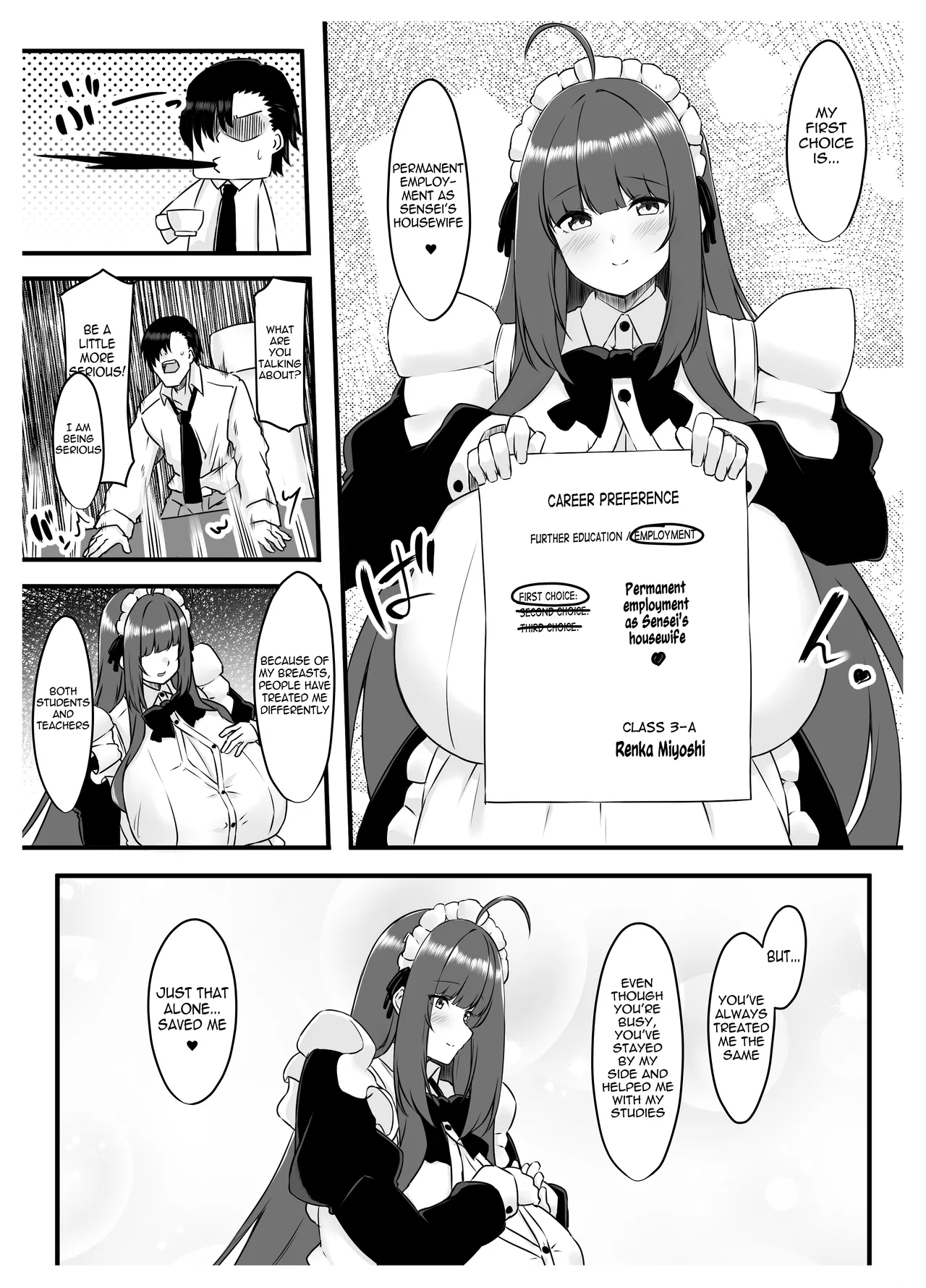 Oshiego Maid no Shuukatsu Jijou - JOB HUNTING SITUATION OF STUDENT MAID Chapter 1 - page 9