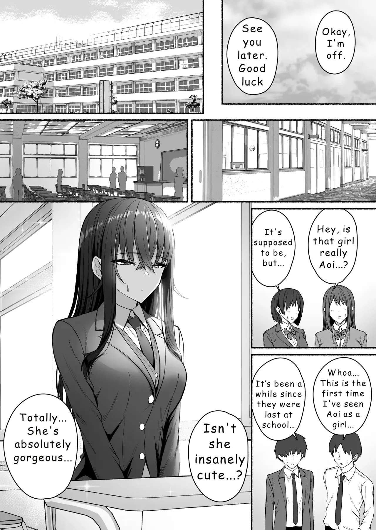 Gal to Boku ga Seibetsu Gyakuten Mesu ni Mezameru Boku Chapter 1 - page 10