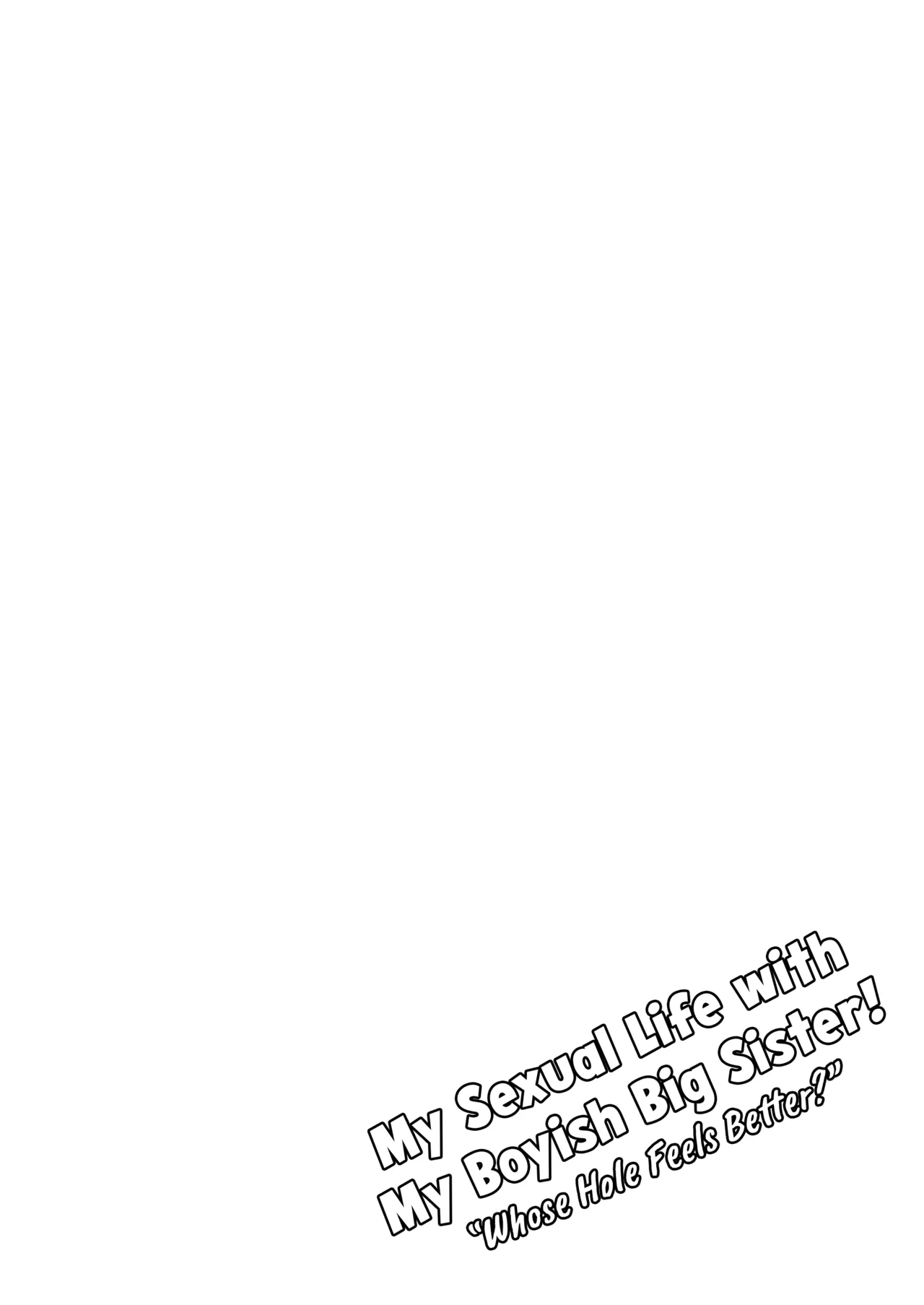 if Boku to Gasatsu na Onee no Seiyoku Shori Seikatsu ~Docchi no Ana ga Kimochi Ii no? Hen~ Chapter 1 - page 36