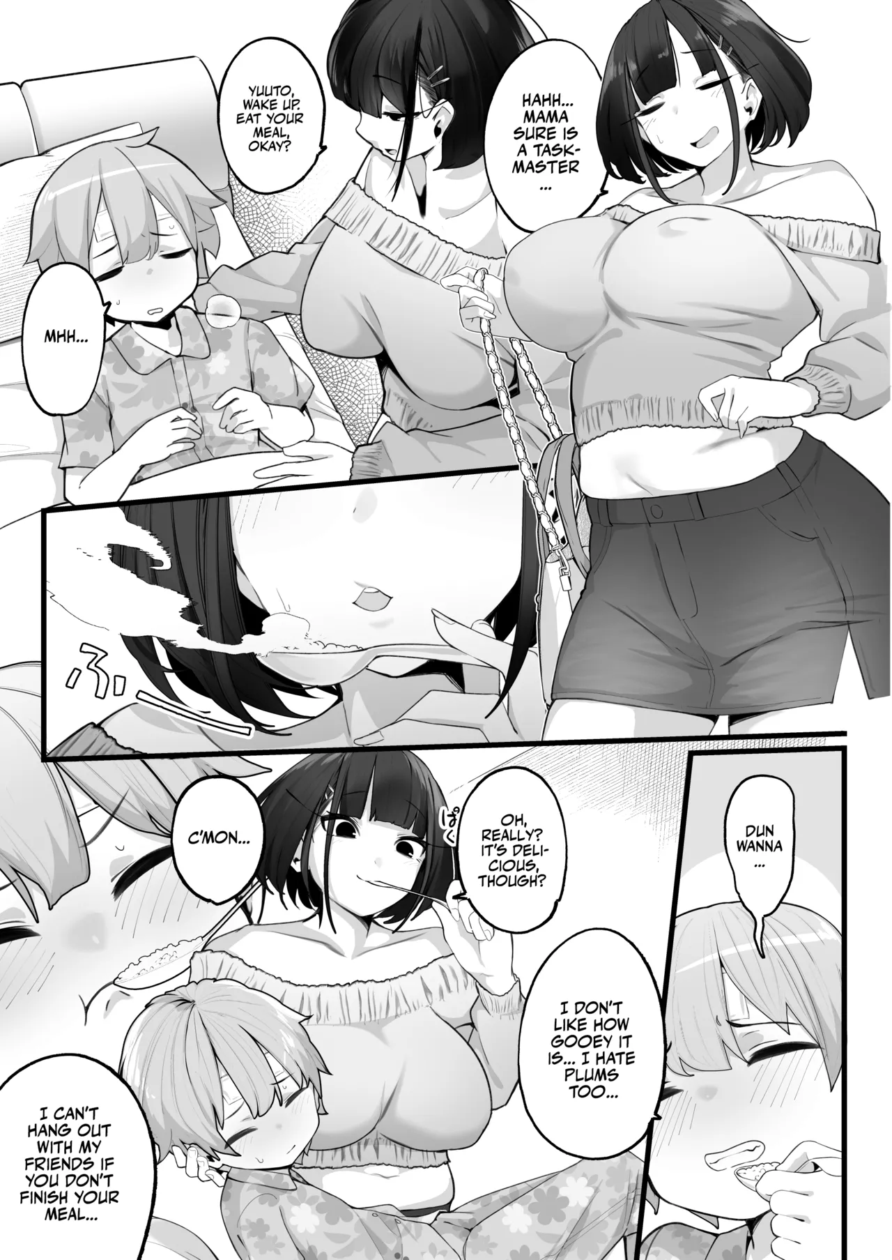 if Boku to Gasatsu na Onee no Seiyoku Shori Seikatsu ~Docchi no Ana ga Kimochi Ii no? Hen~ Chapter 1 - page 39