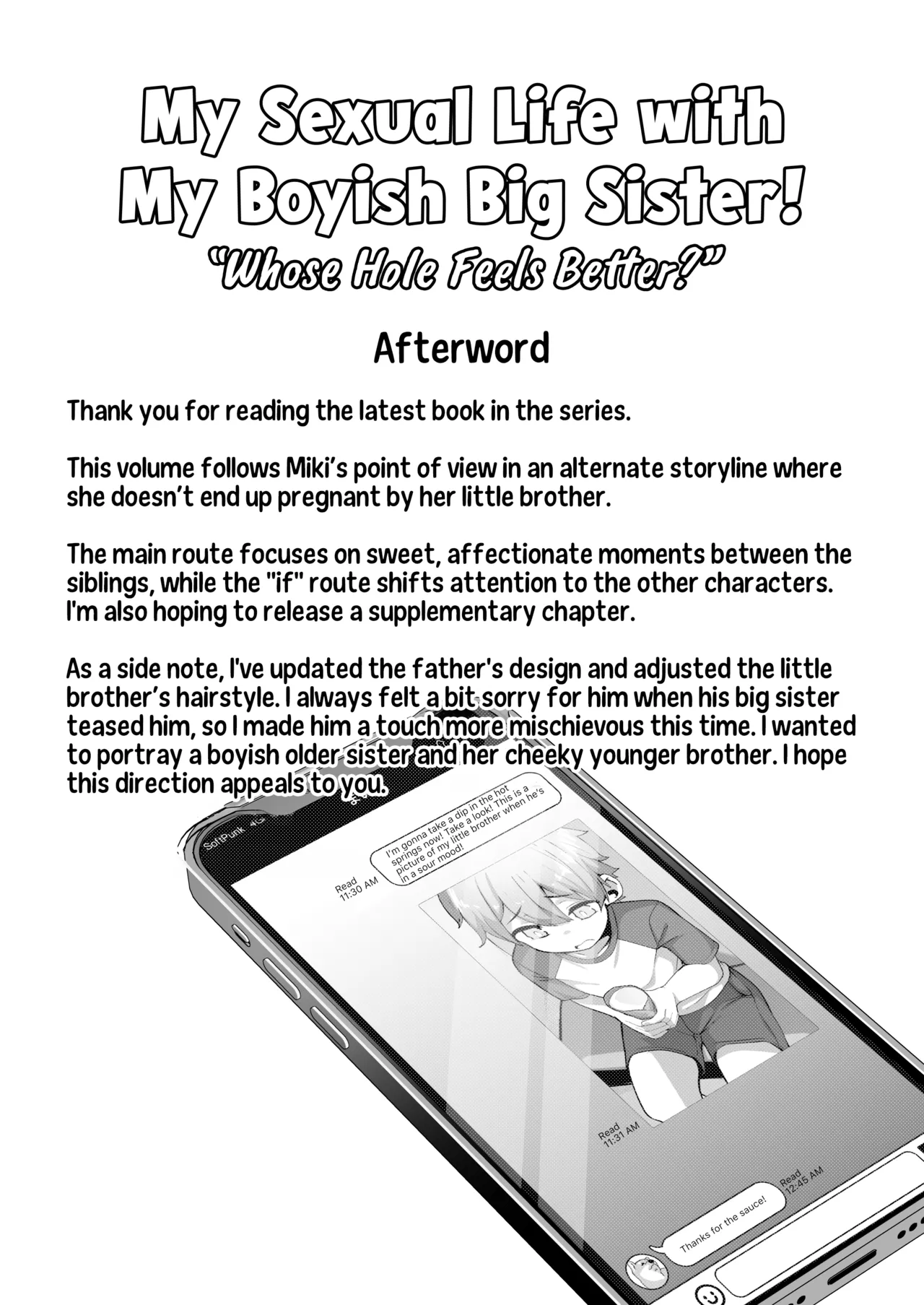 if Boku to Gasatsu na Onee no Seiyoku Shori Seikatsu ~Docchi no Ana ga Kimochi Ii no? Hen~ Chapter 1 - page 49