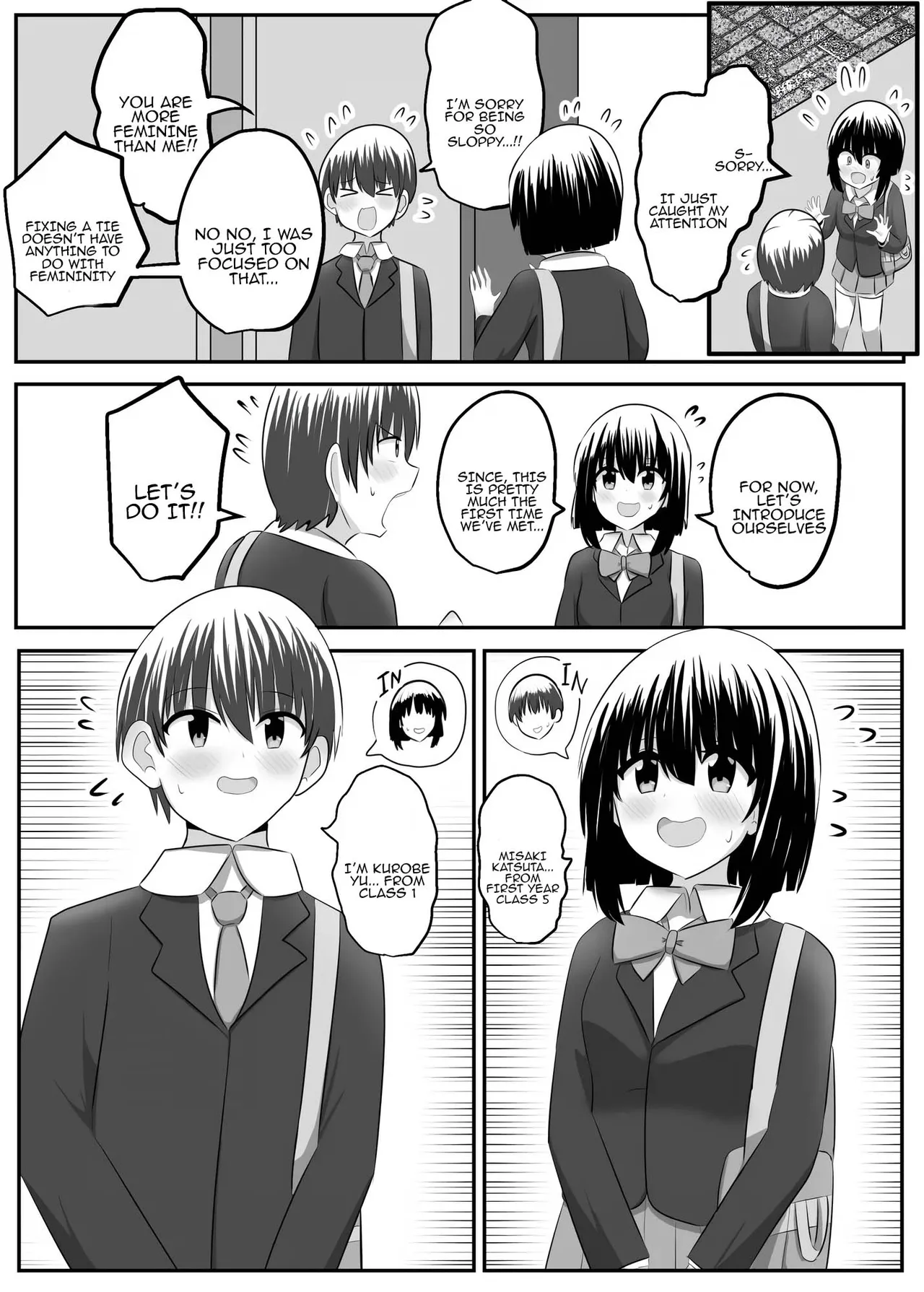nai setsuten ～ setten naikedo ki ni naru ano ko to irekawari ～ Chapter 1 - page 14