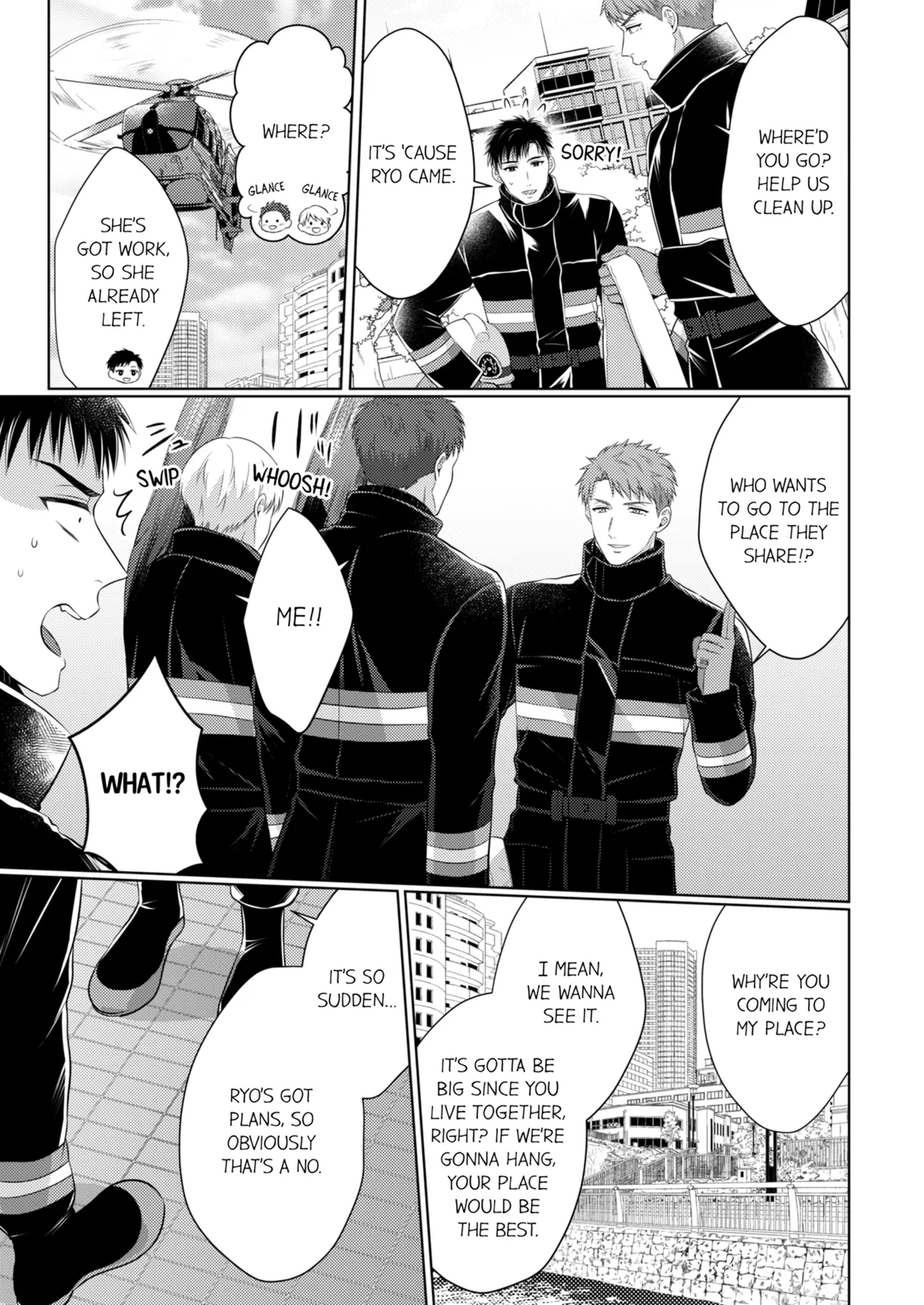 Yubisaki Kara Honki no Netsujō ～ Chara Otoko Shōbōshi wa Massuguna me de Watashi o Daita ～ Chapter 12-13 - page 218