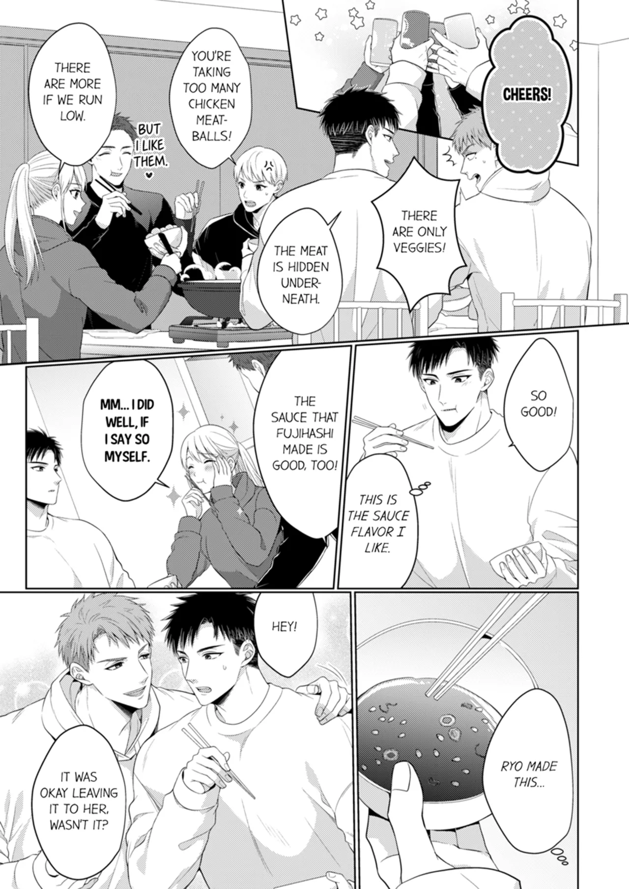 Yubisaki Kara Honki no Netsujō ～ Chara Otoko Shōbōshi wa Massuguna me de Watashi o Daita ～ Chapter 12-13 - page 241