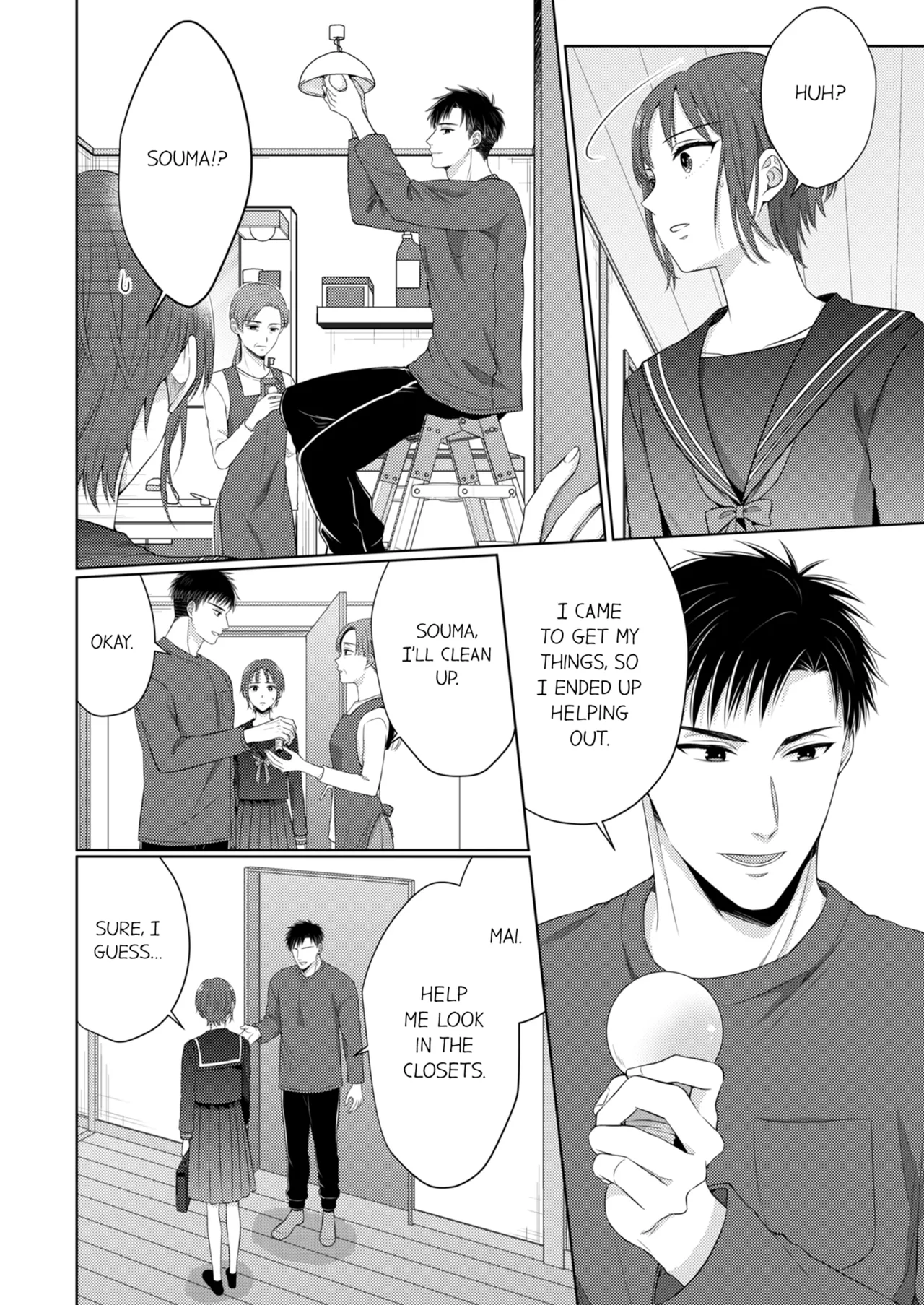 Yubisaki Kara Honki no Netsujō ～ Chara Otoko Shōbōshi wa Massuguna me de Watashi o Daita ～ Chapter 12-13 - page 35