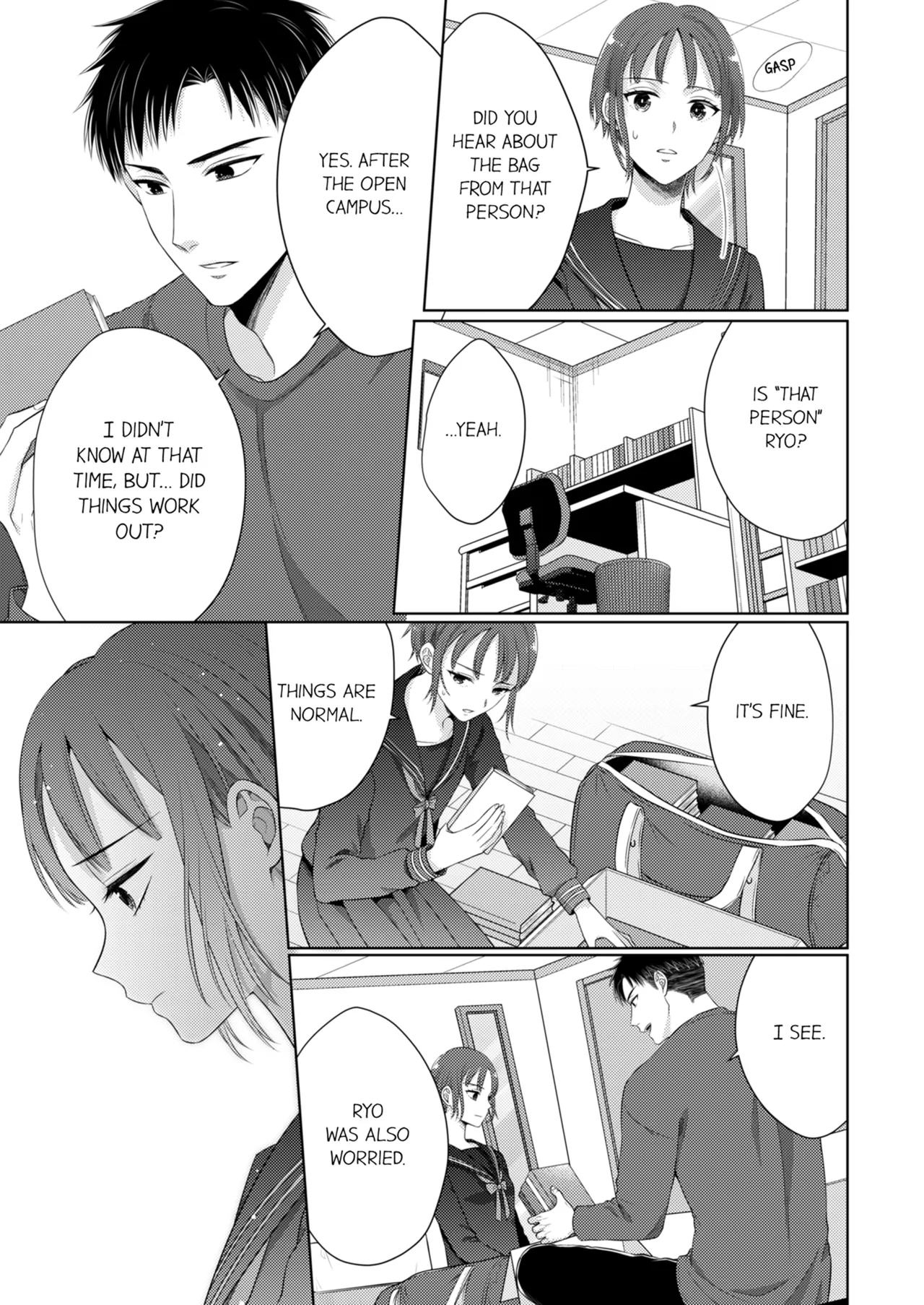 Yubisaki Kara Honki no Netsujō ～ Chara Otoko Shōbōshi wa Massuguna me de Watashi o Daita ～ Chapter 12-13 - page 38