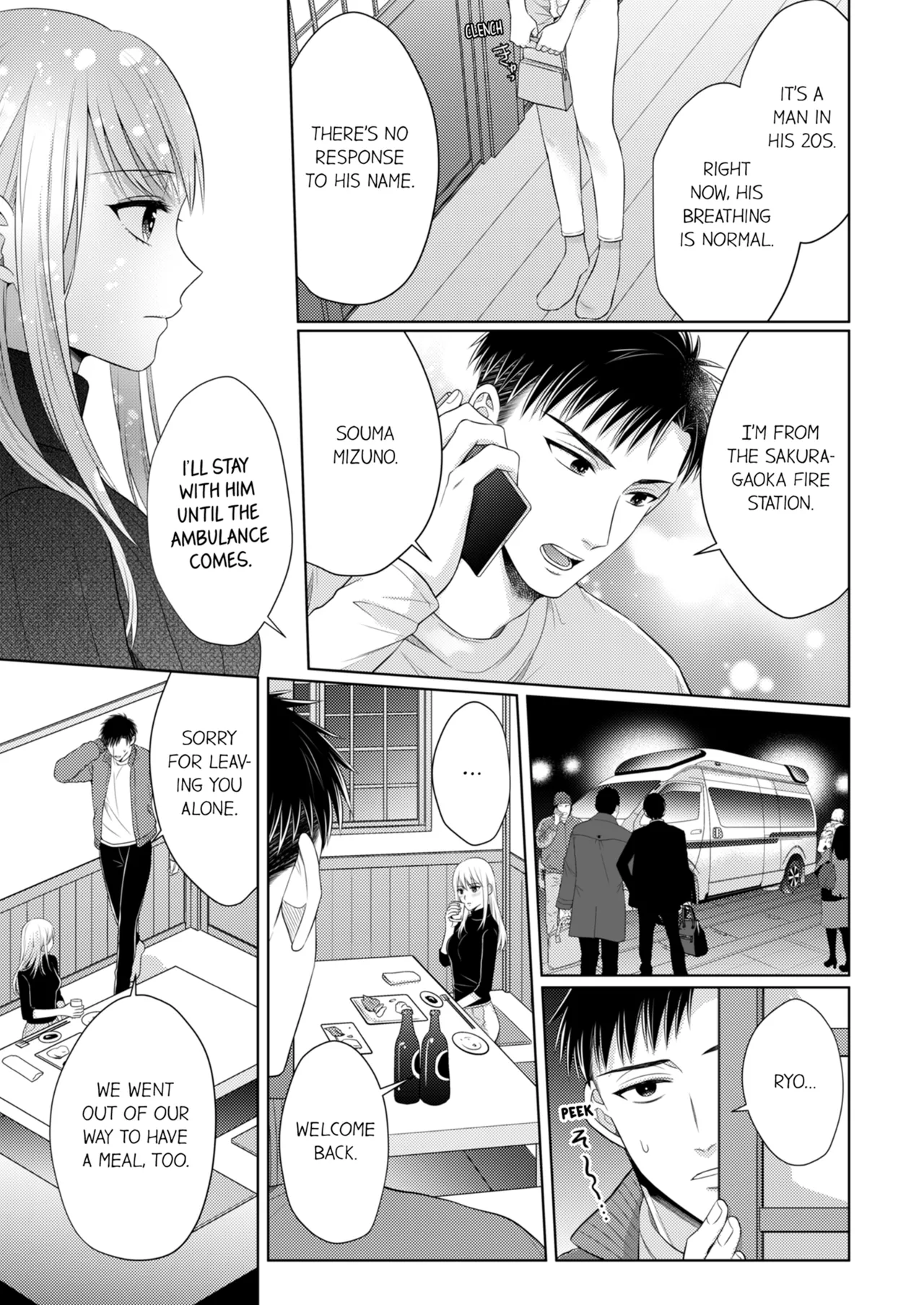 Yubisaki Kara Honki no Netsujō ～ Chara Otoko Shōbōshi wa Massuguna me de Watashi o Daita ～ Chapter 12-13 - page 44