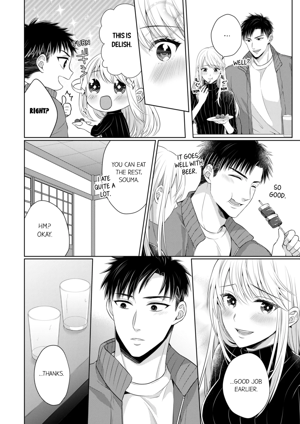 Yubisaki Kara Honki no Netsujō ～ Chara Otoko Shōbōshi wa Massuguna me de Watashi o Daita ～ Chapter 12-13 - page 55