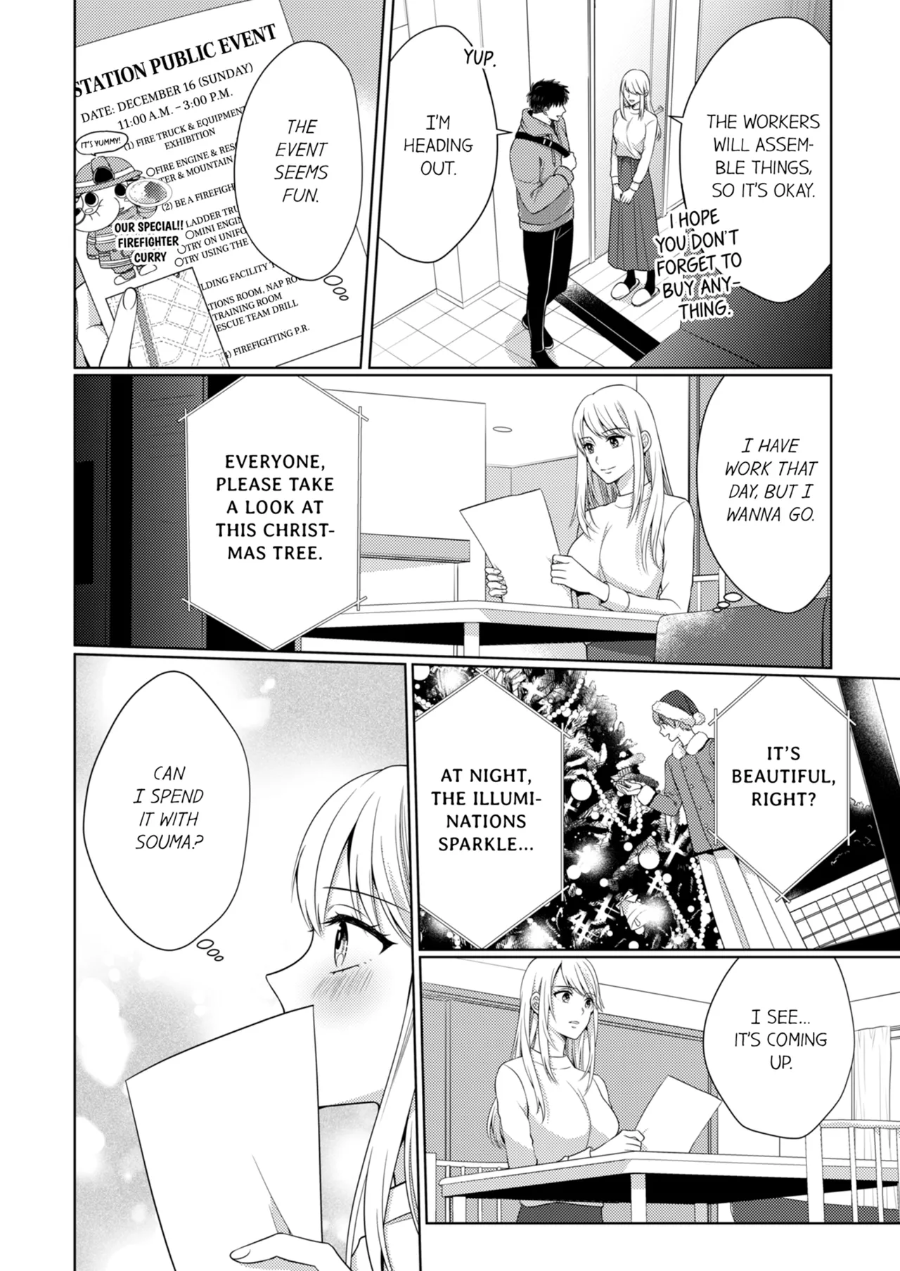 Yubisaki Kara Honki no Netsujō ～ Chara Otoko Shōbōshi wa Massuguna me de Watashi o Daita ～ Chapter 12-13 - page 110