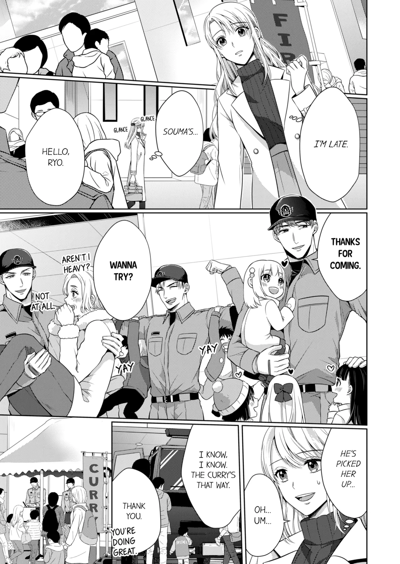 Yubisaki Kara Honki no Netsujō ～ Chara Otoko Shōbōshi wa Massuguna me de Watashi o Daita ～ Chapter 12-13 - page 111