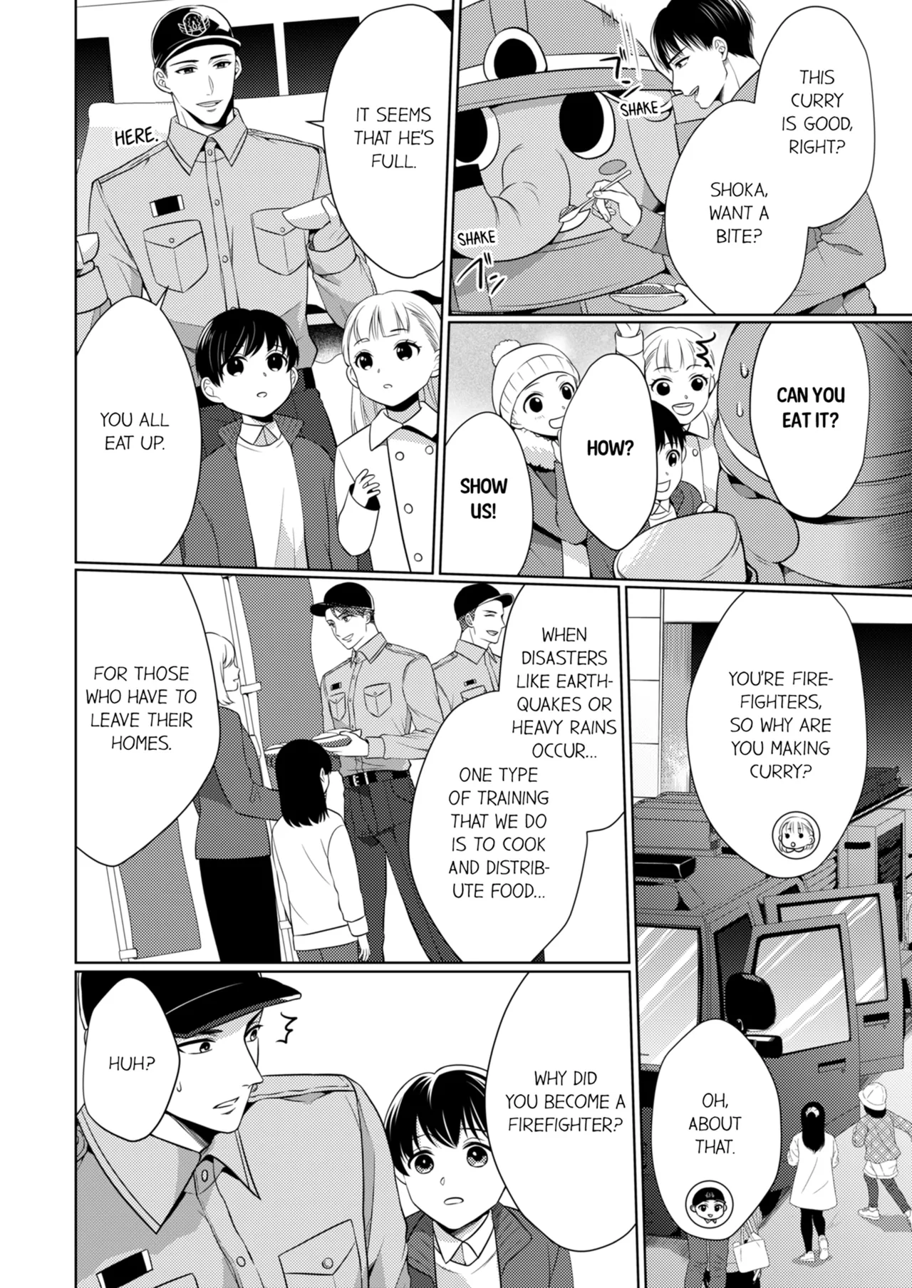 Yubisaki Kara Honki no Netsujō ～ Chara Otoko Shōbōshi wa Massuguna me de Watashi o Daita ～ Chapter 12-13 - page 114