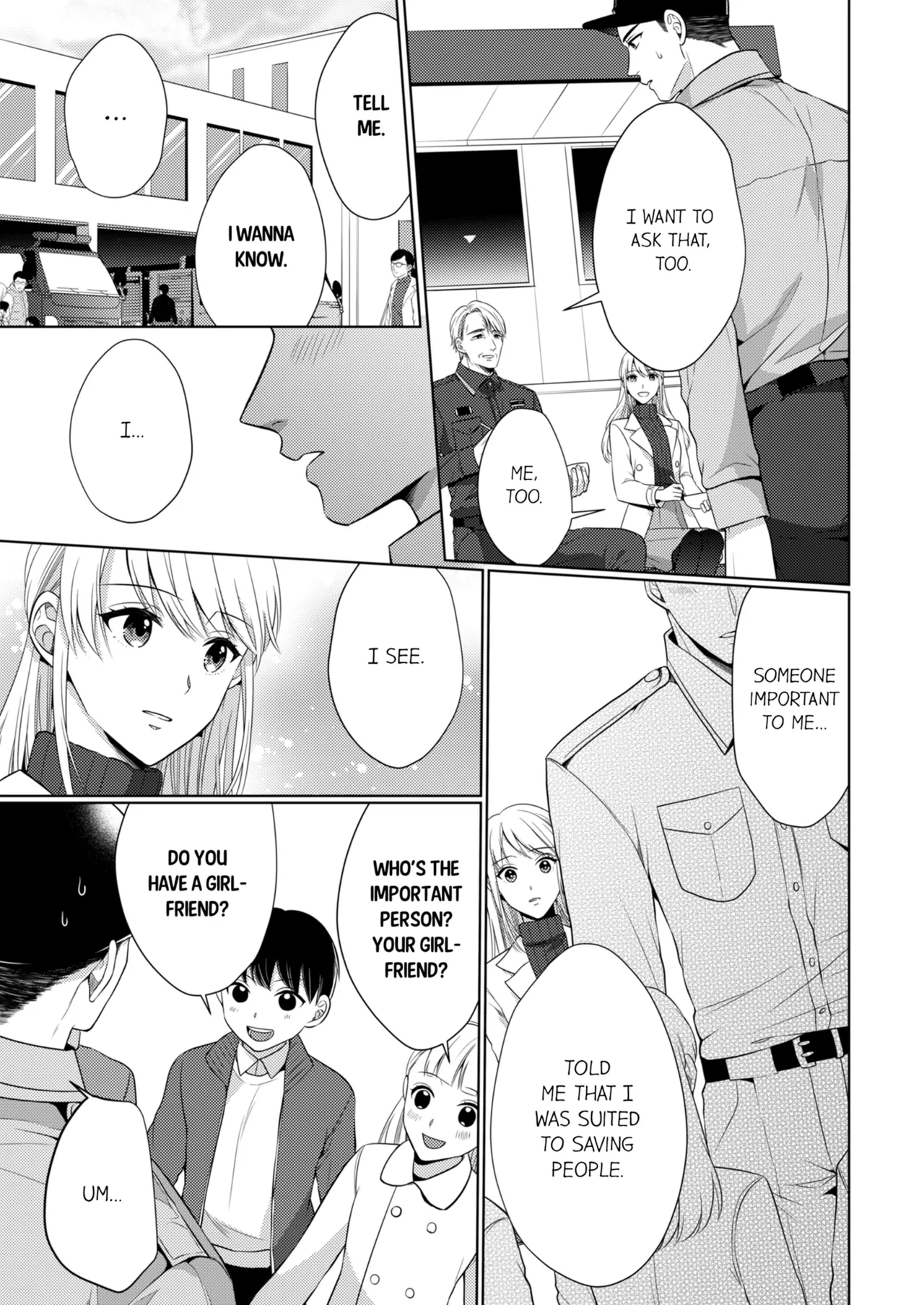Yubisaki Kara Honki no Netsujō ～ Chara Otoko Shōbōshi wa Massuguna me de Watashi o Daita ～ Chapter 12-13 - page 115